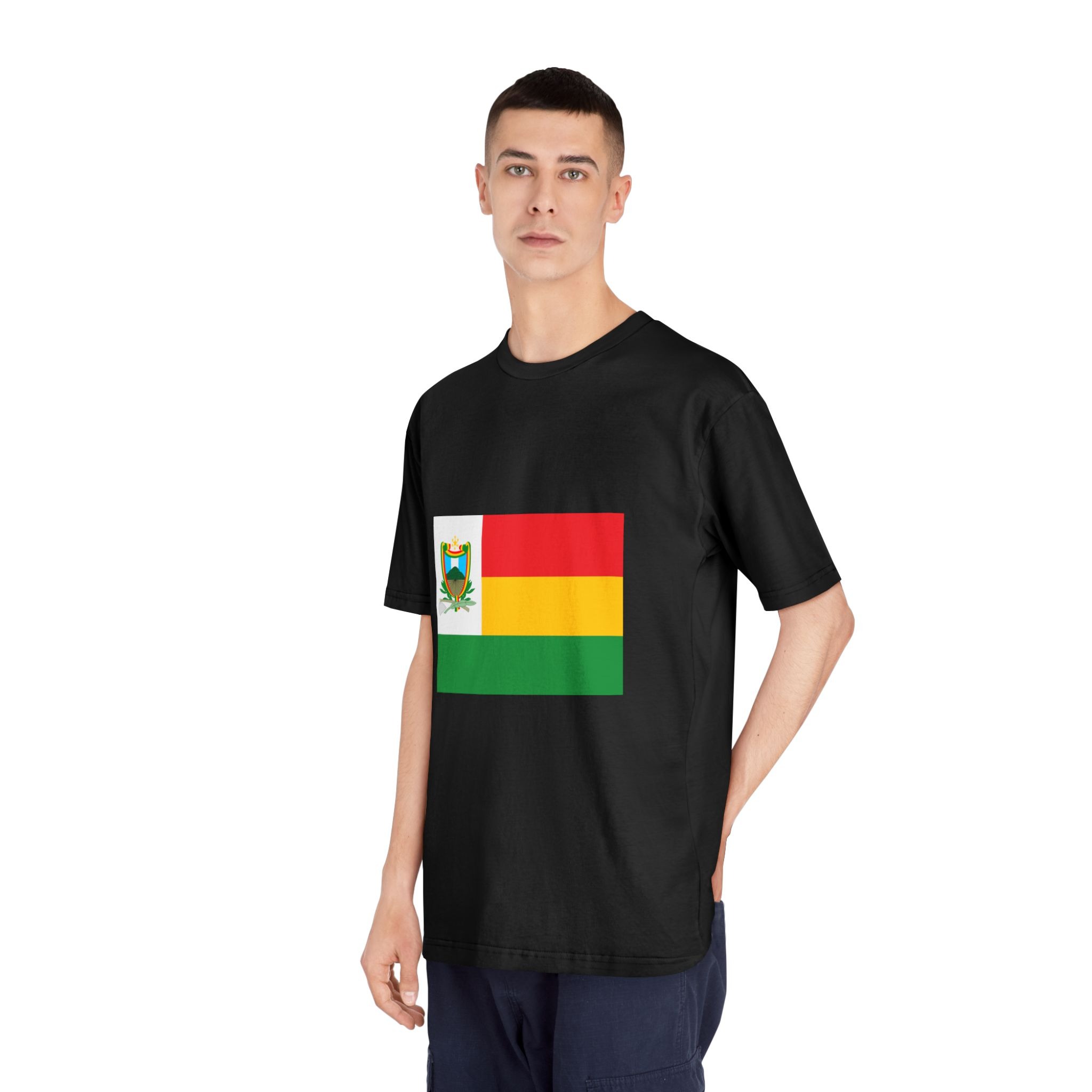 Flag of Jalapa Department, Guatemala Unisex Classic Crewneck T Shirt - Image 8