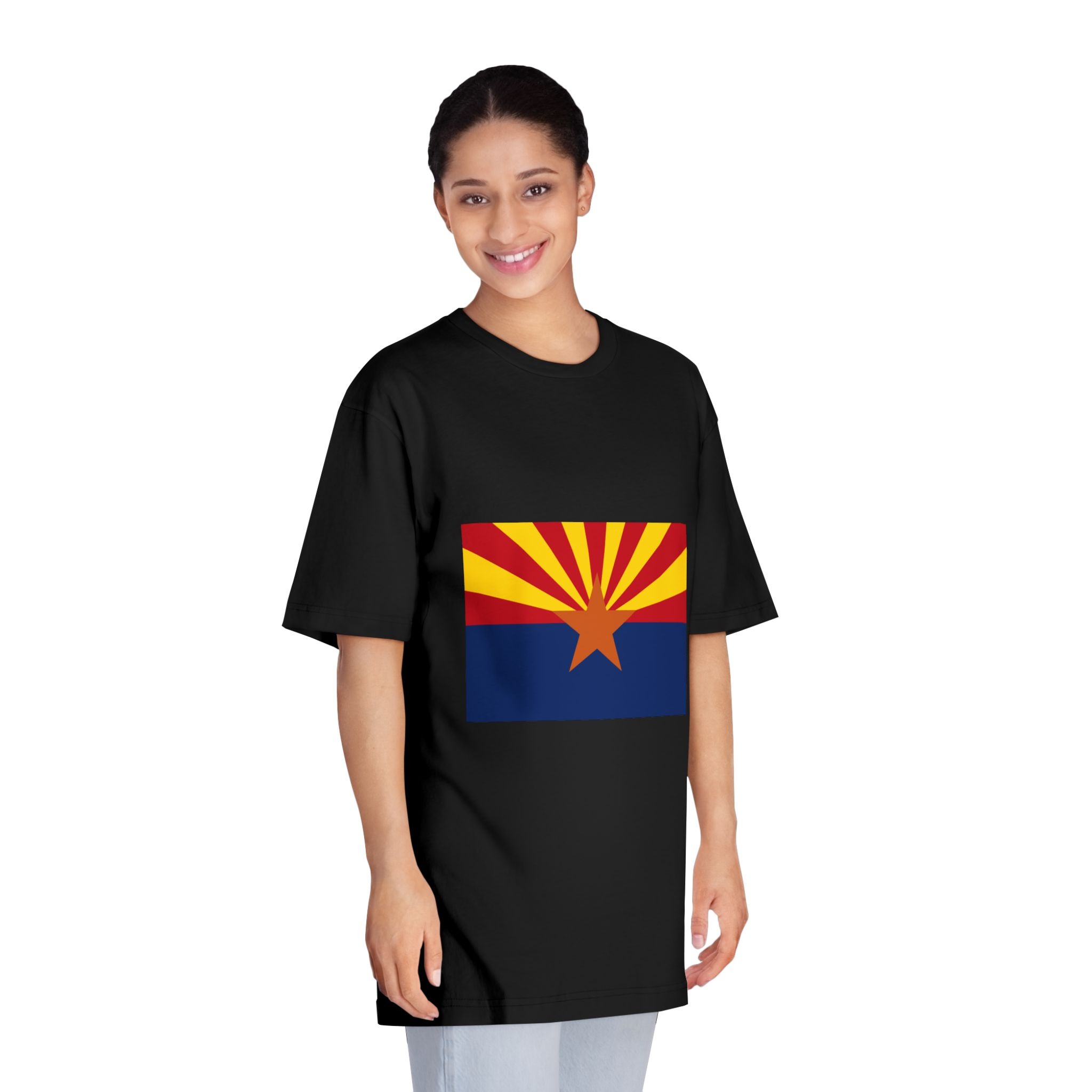 Flag of Arizona Unisex Classic Crewneck T Shirt - Image 7