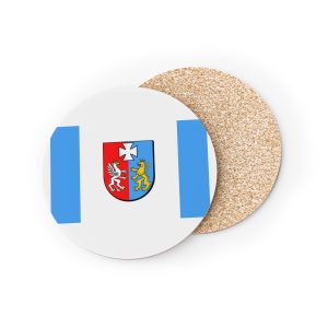 Pol Województwo Podkarpackie Flag Coasters