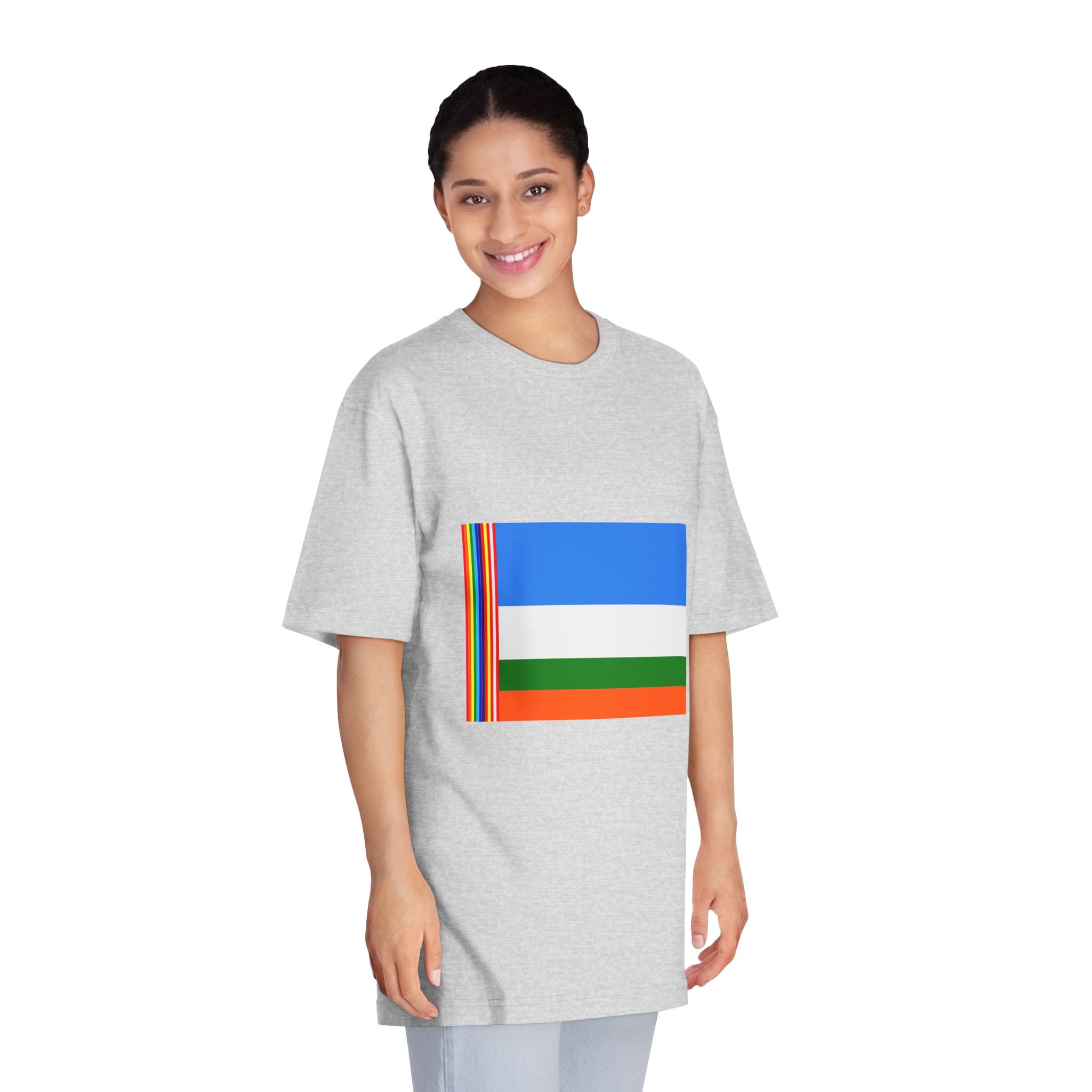 Bandera de Celendín Unisex Classic Crewneck T Shirt - Image 15