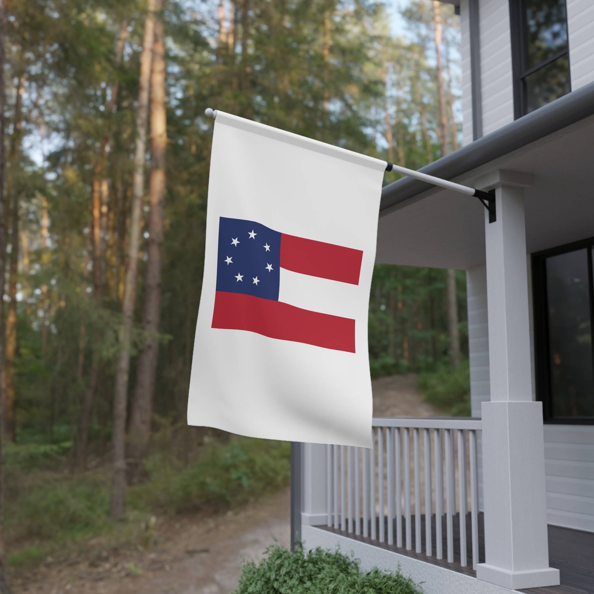 Flag Confederate States America March 4 1861 May 21 1861 House Banner - Image 4