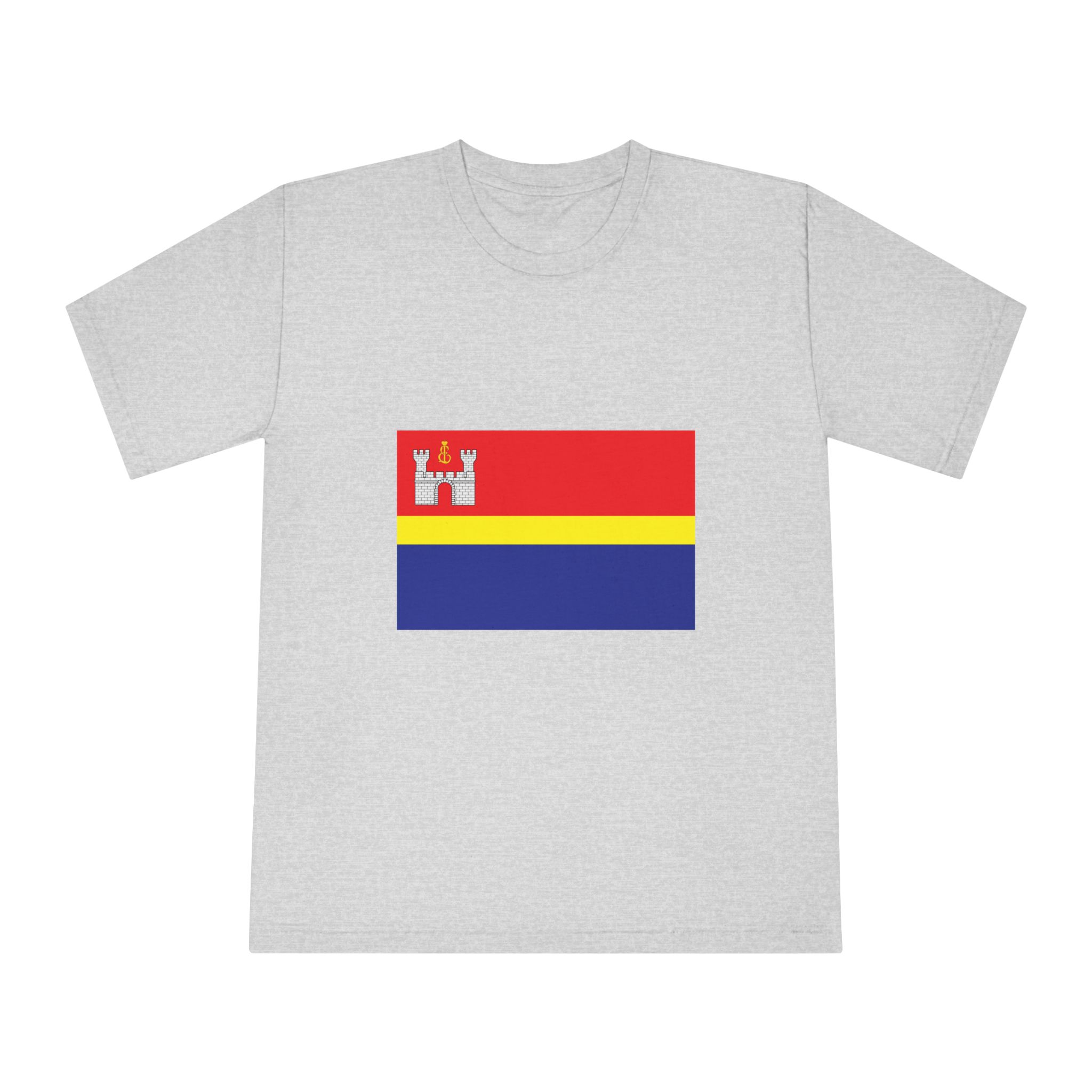 Flag of Kaliningrad Oblast Unisex Classic Crewneck T Shirt - Image 13