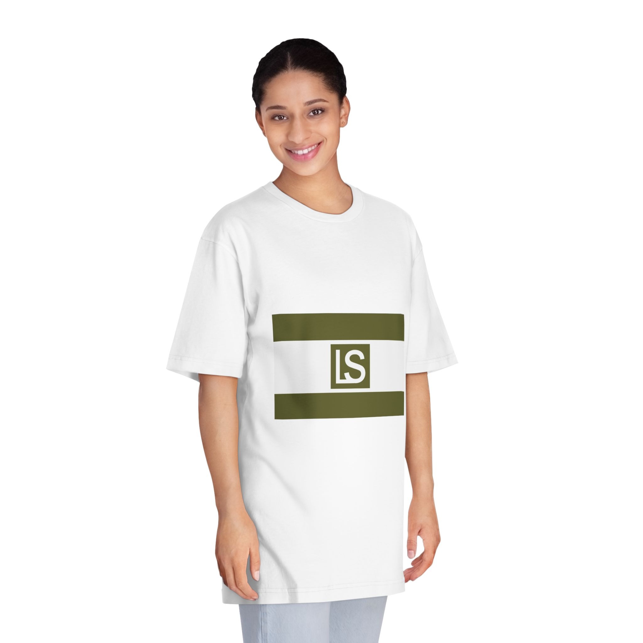 Flag of Lee's Summit, Missouri Unisex Classic Crewneck T Shirt - Image 3