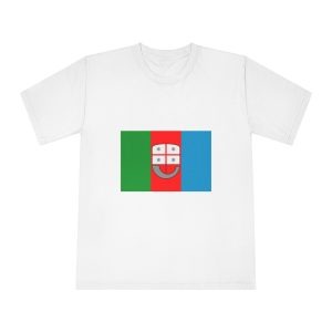 Flag of Liguria Unisex Classic Crewneck T Shirt