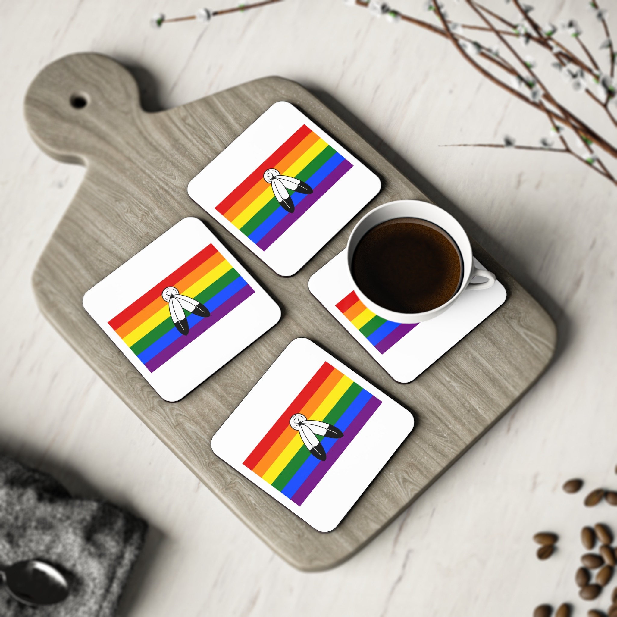 Two Spirit Flag Coasters - Image 8