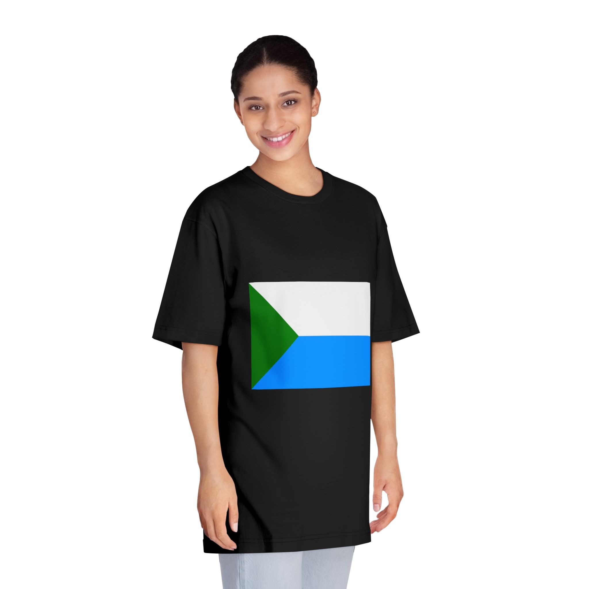Flag of Khabarovsk Krai Unisex Classic Crewneck T Shirt - Image 7