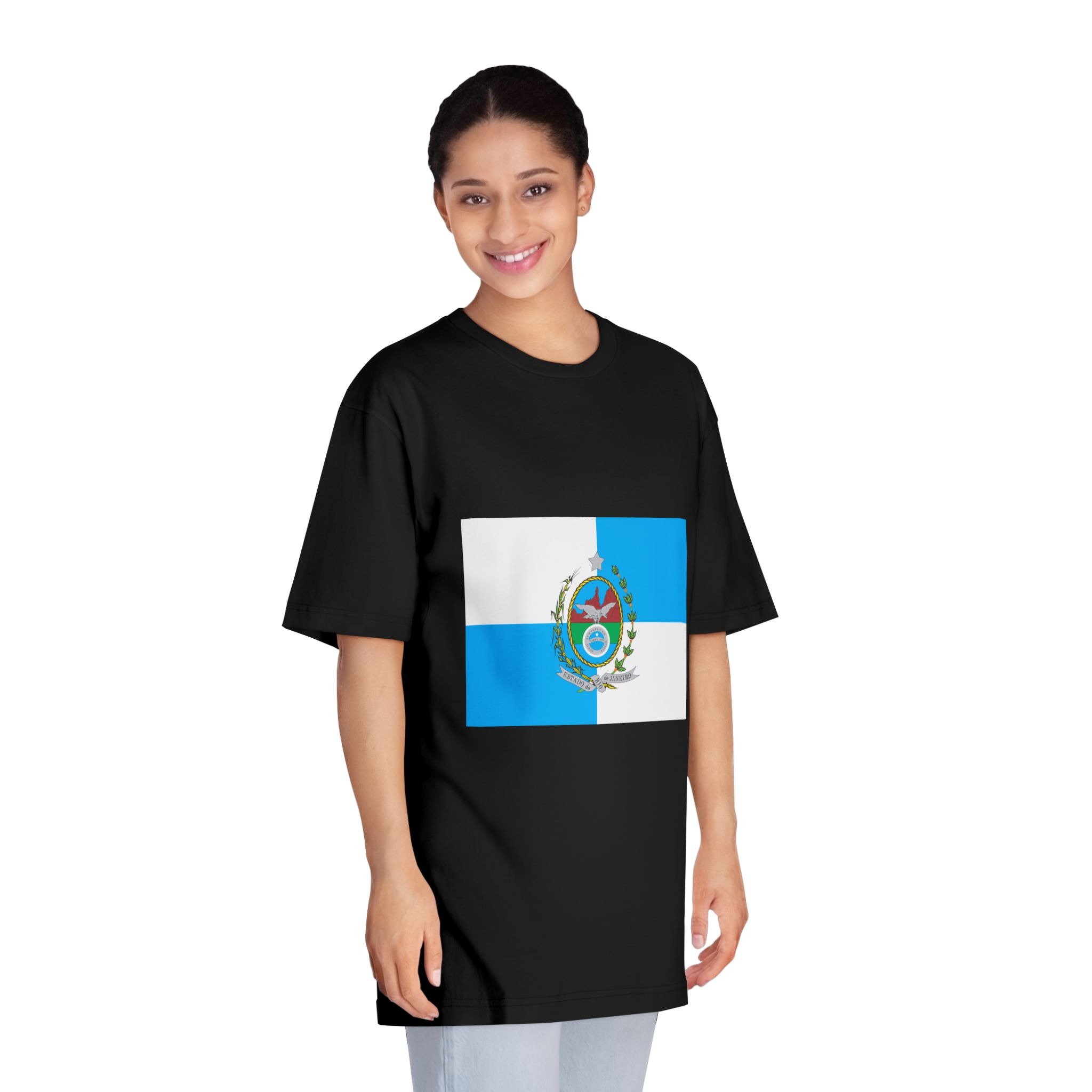 Bandeira Do Estado Do Rio de Janeiro Unisex Classic Crewneck T Shirt - Image 7