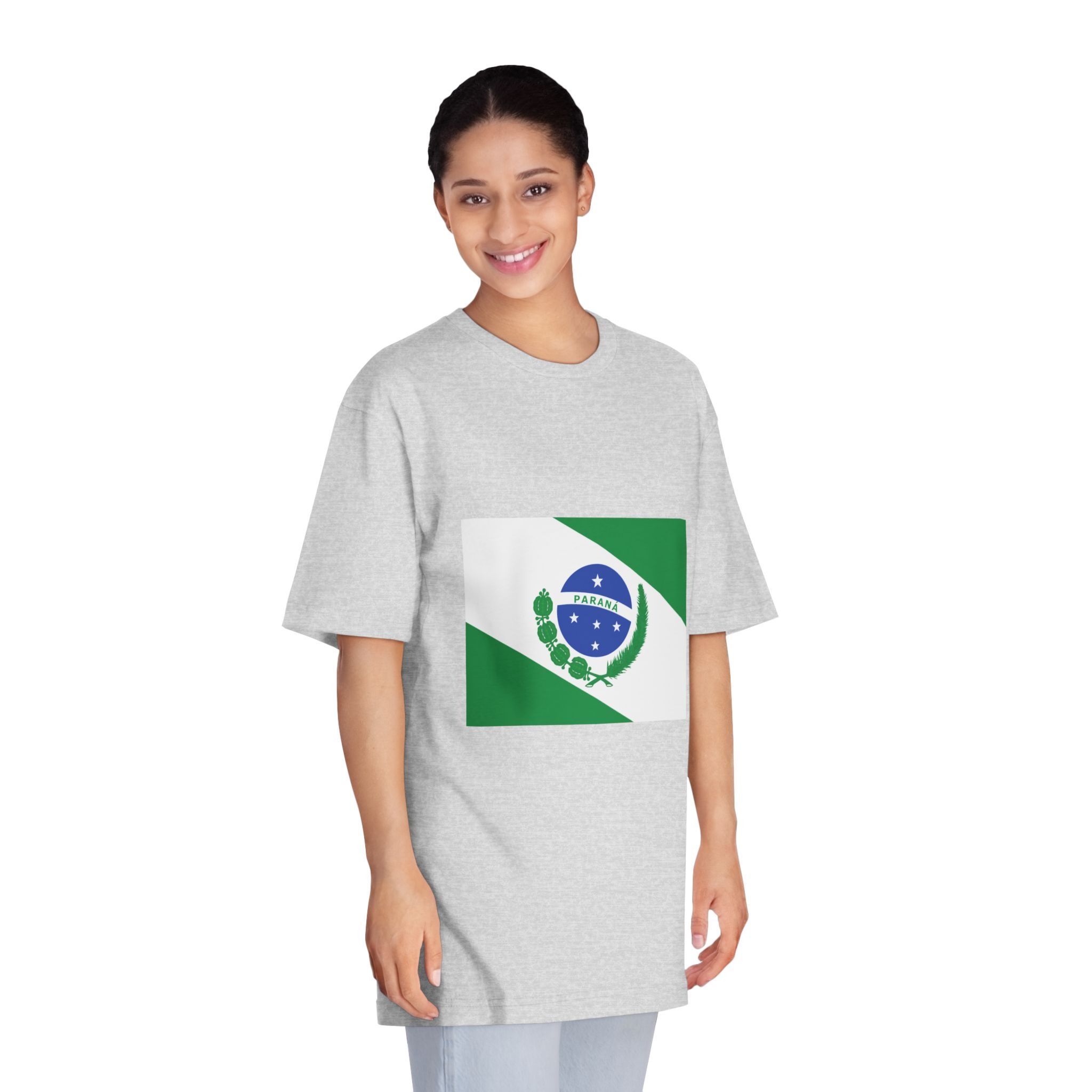 Bandeira Do Paraná Unisex Classic Crewneck T Shirt - Image 15
