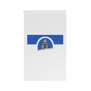 Flag Franconunavois Blue White Banner Nunavuts Francophone Community Symbol Northern Frenchcanadian House Banner