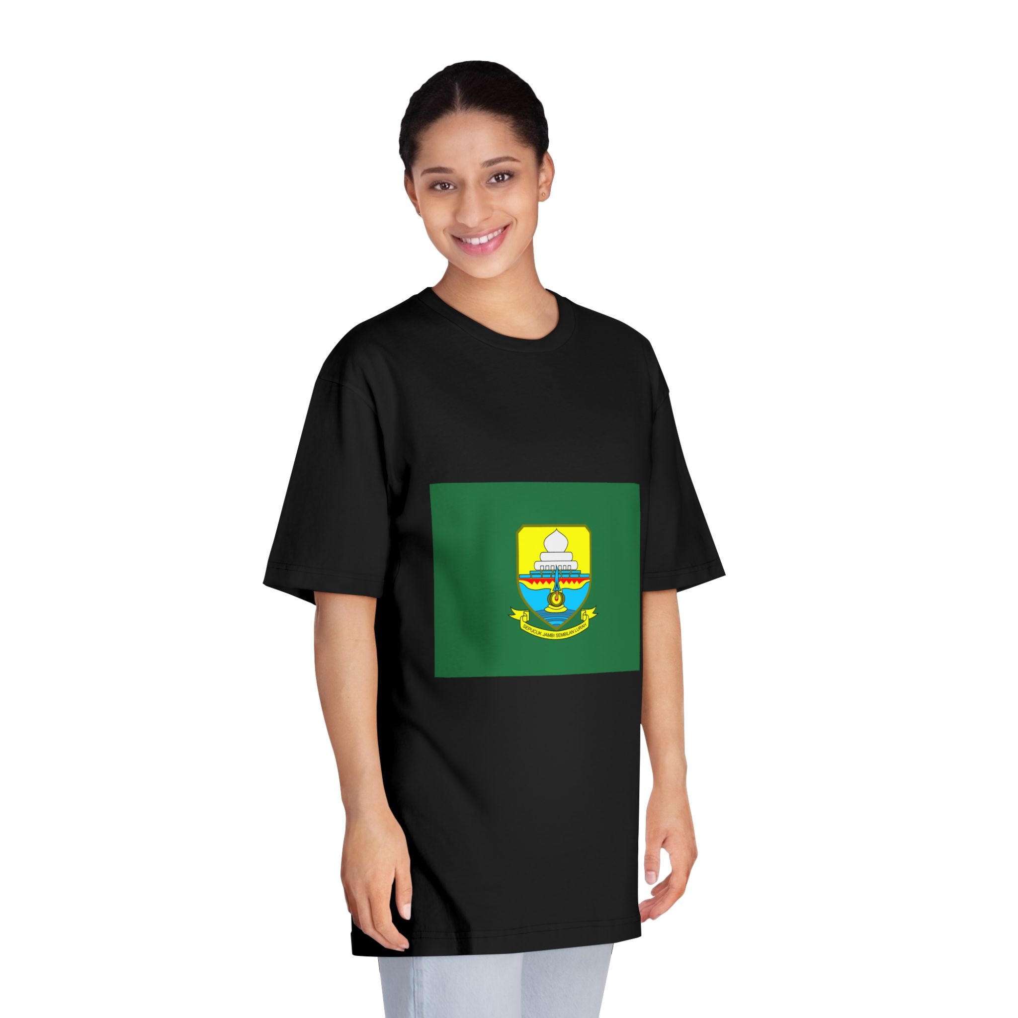 Flag of Jambi Unisex Classic Crewneck T Shirt - Image 7