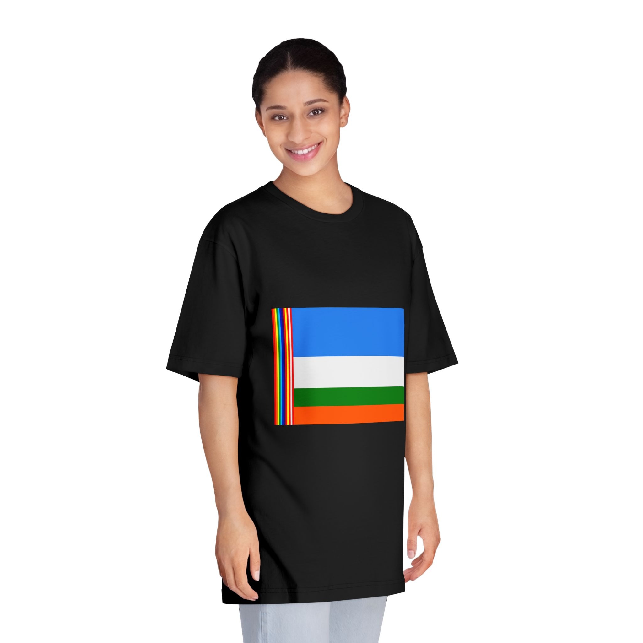 Bandera de Celendín Unisex Classic Crewneck T Shirt - Image 7