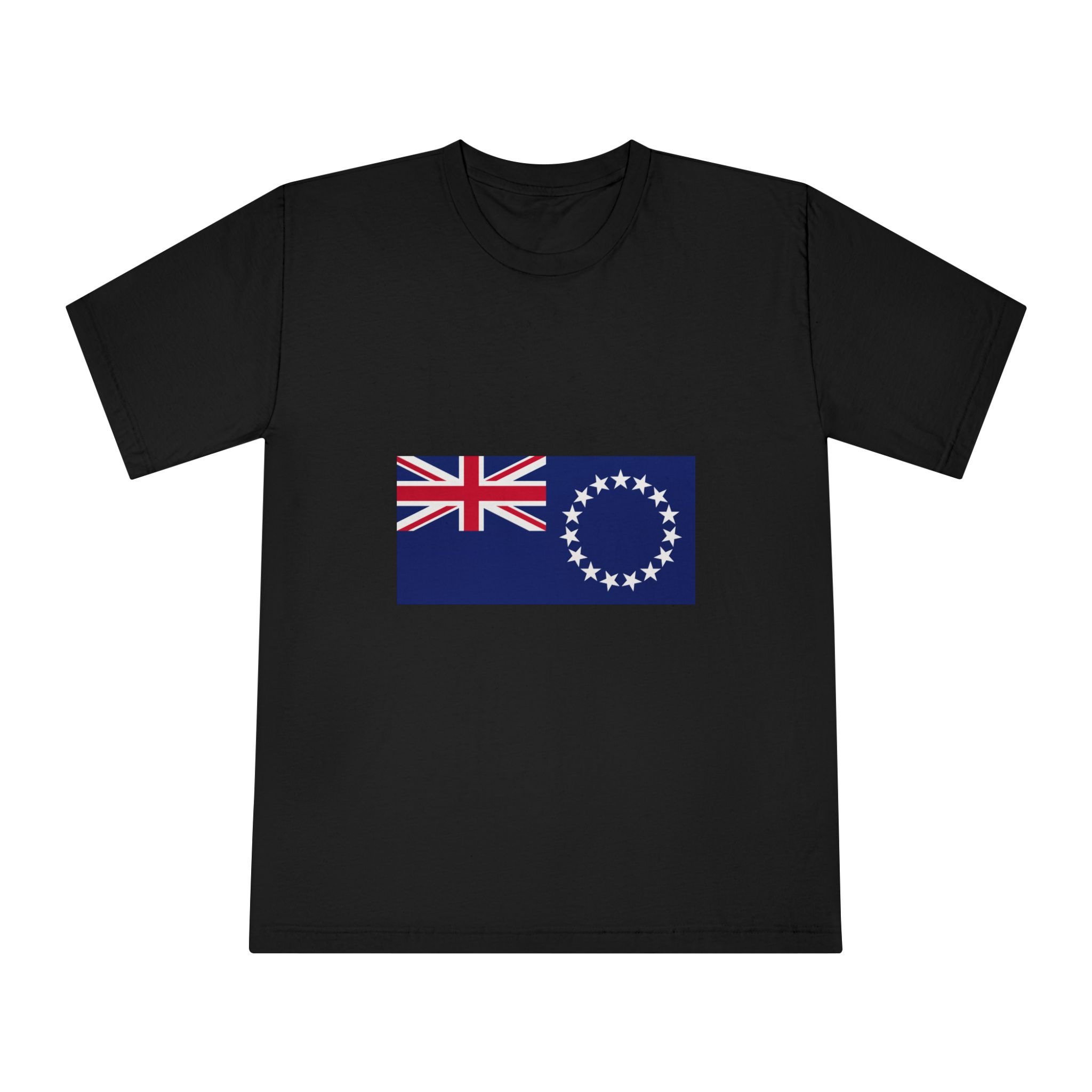 Cook Islands Flag Unisex Classic Crewneck T Shirt - Image 5
