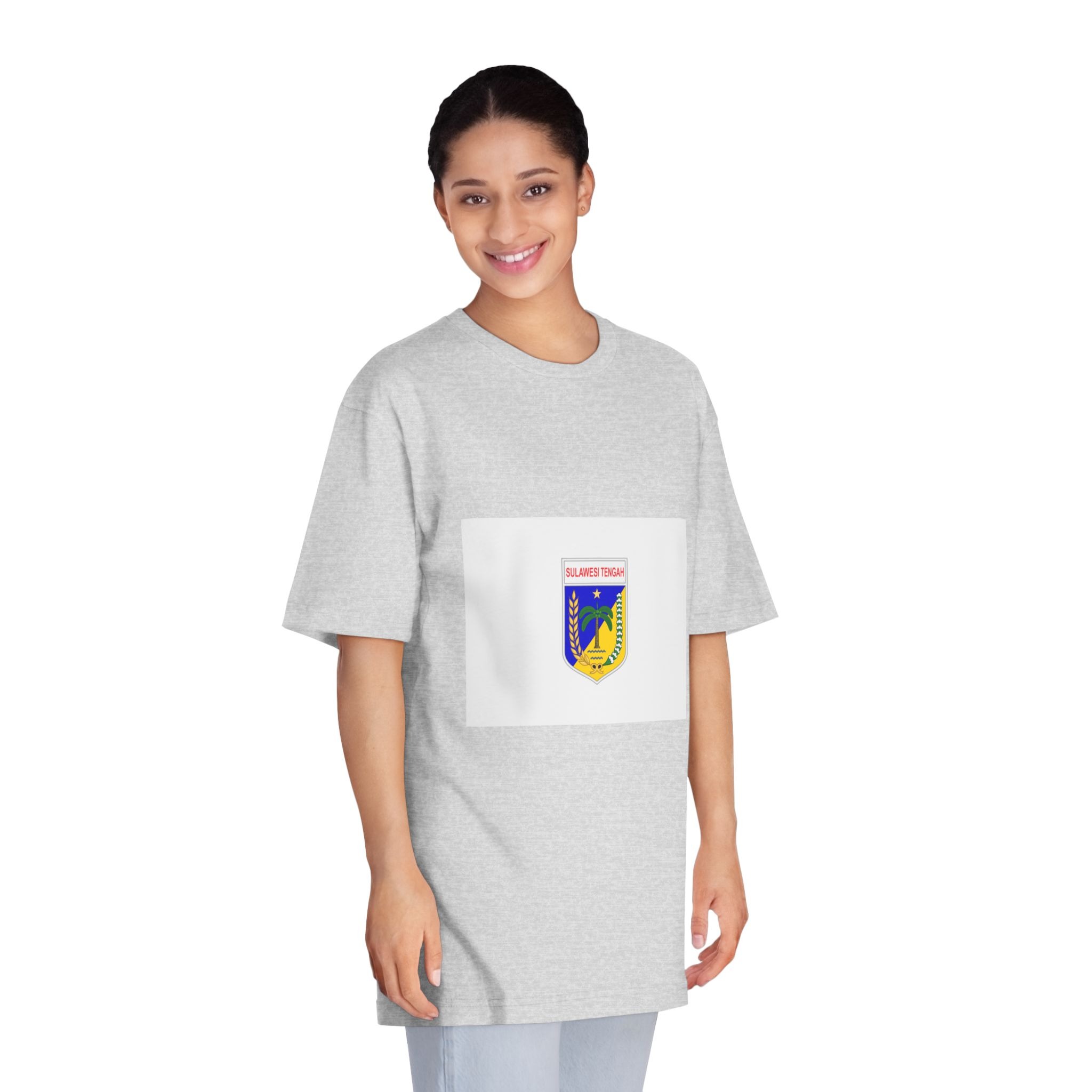 Flag of Central Sulawesi Unisex Classic Crewneck T Shirt - Image 15