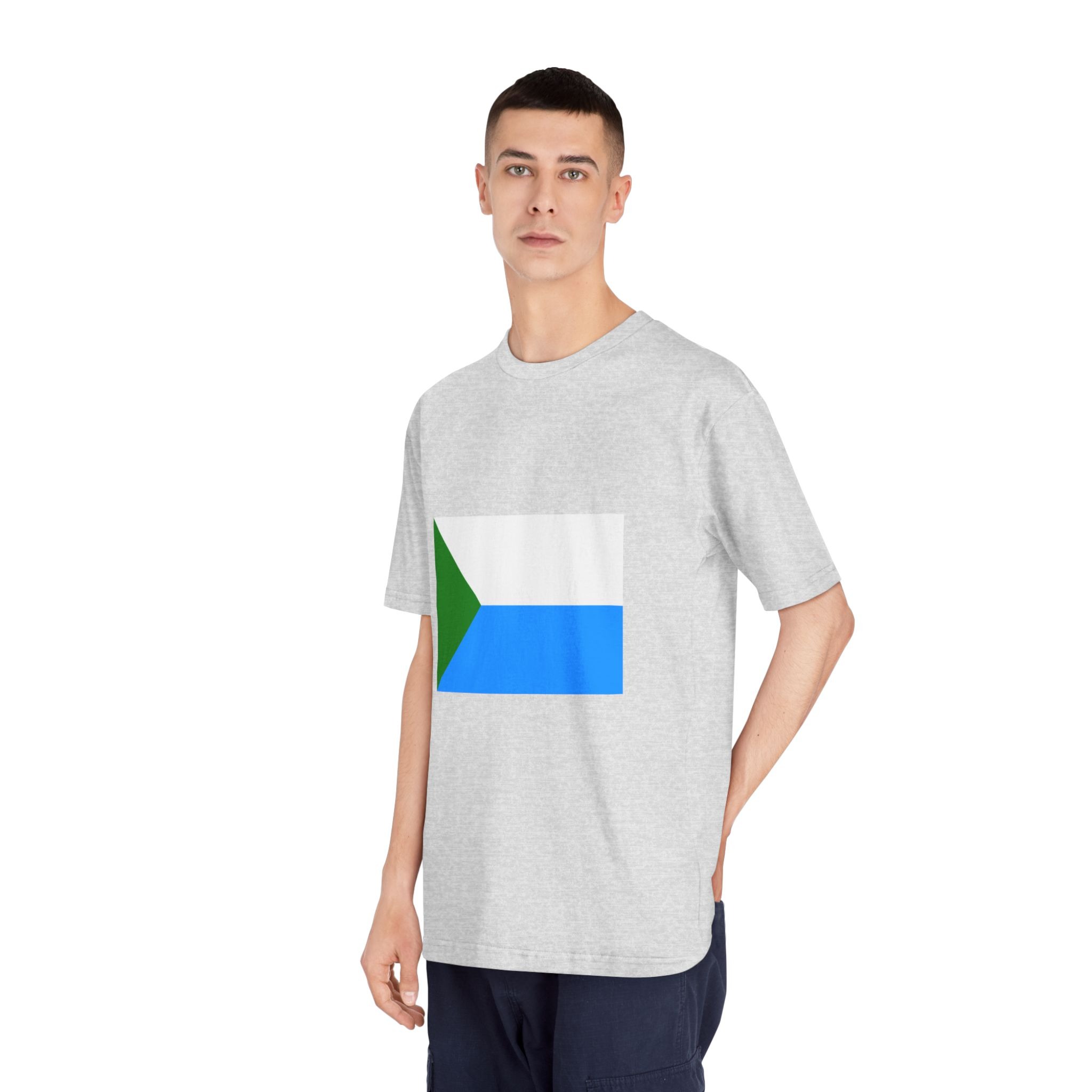 Flag of Khabarovsk Krai Unisex Classic Crewneck T Shirt - Image 16