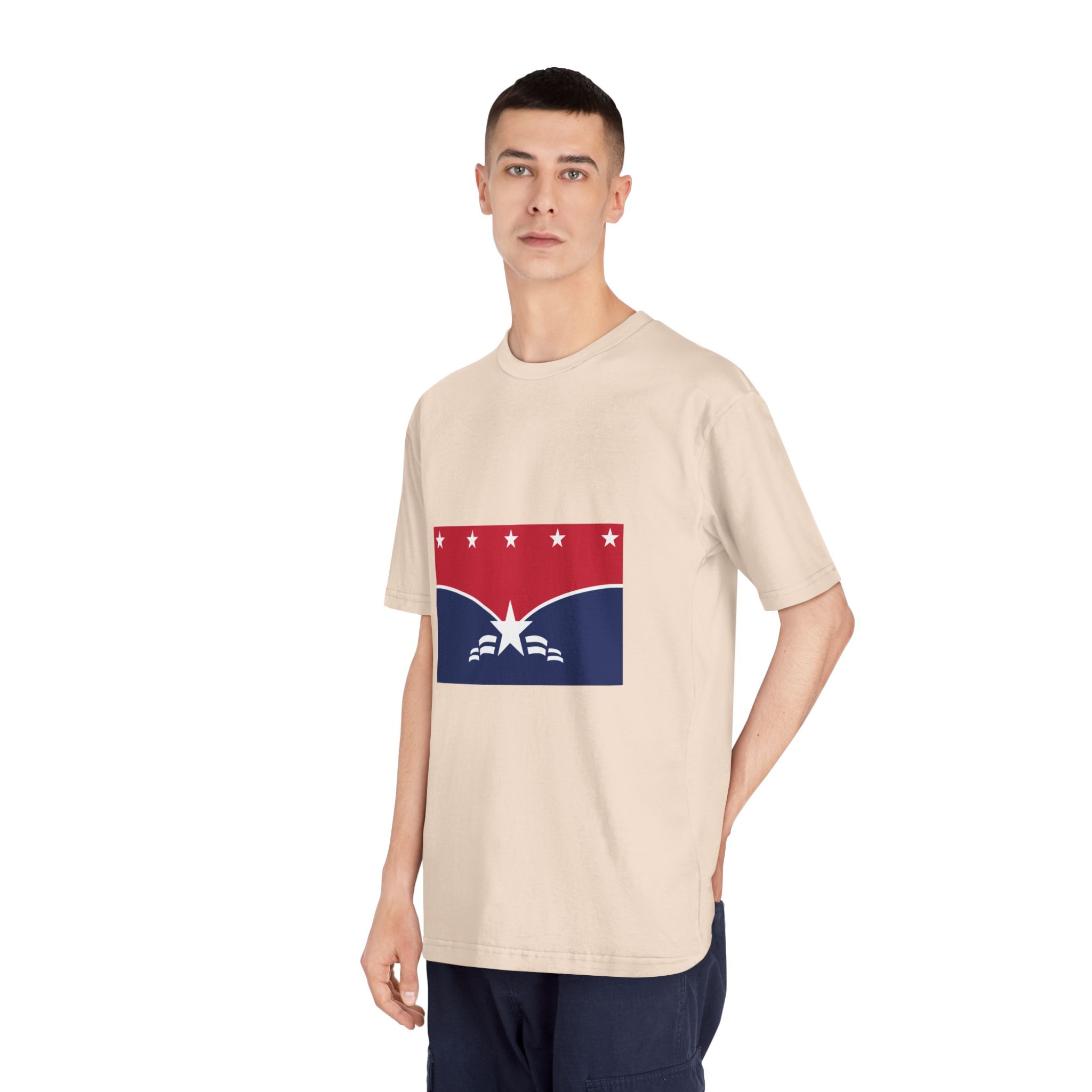 Flag of Lawrence, Indiana Unisex Classic Crewneck T Shirt - Image 12