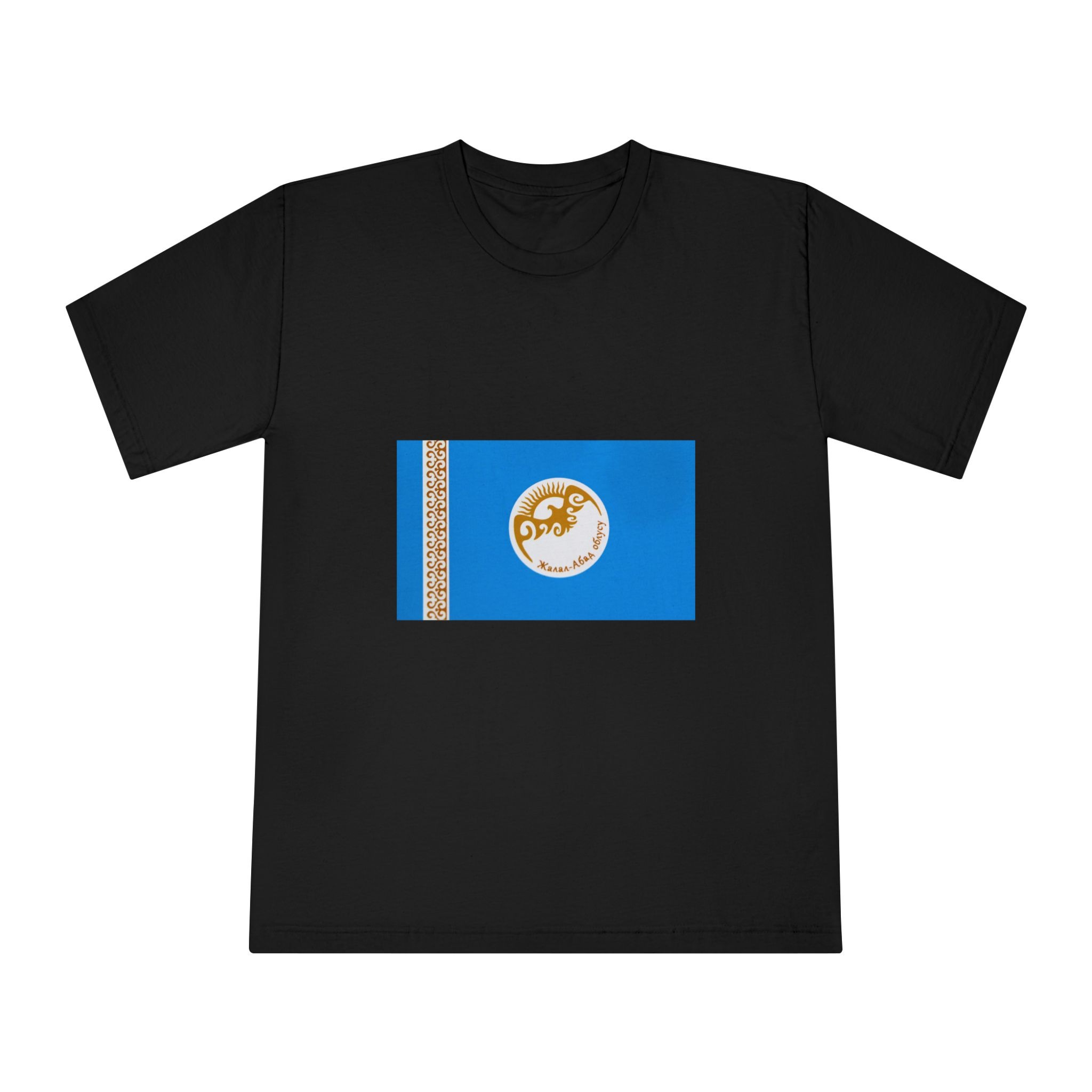 Flag of Jalal Abad Region Unisex Classic Crewneck T Shirt - Image 5