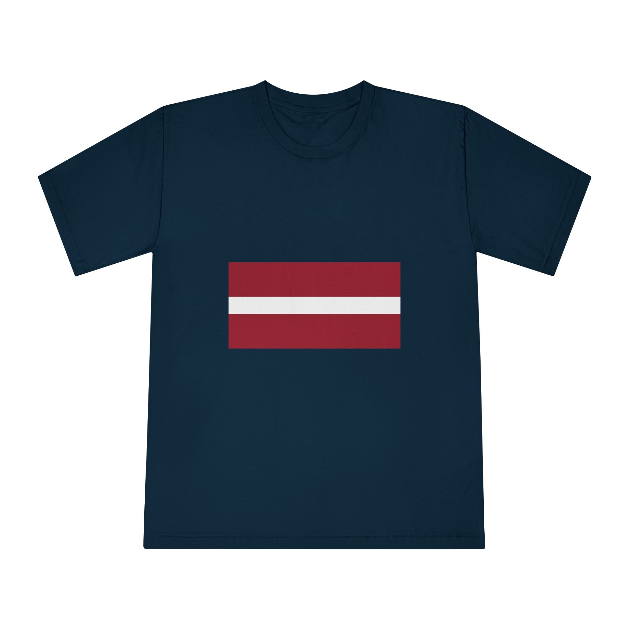 Flag of Latvia Unisex Classic Crewneck T Shirt - Image 17