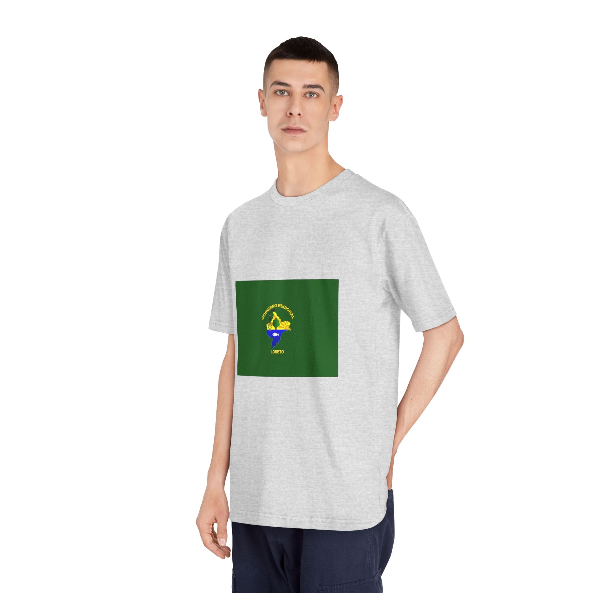 Bandera Región Loreto Unisex Classic Crewneck T Shirt - Image 16