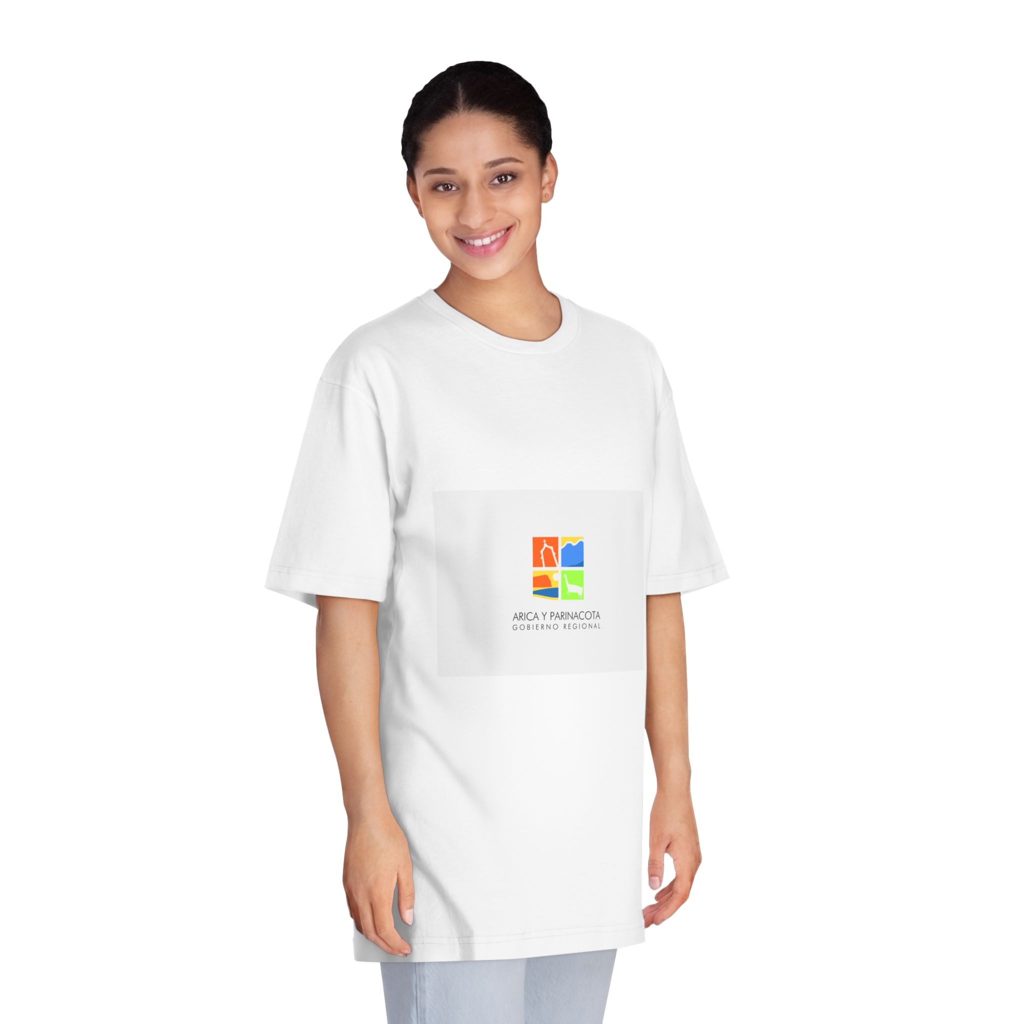 Flag of Arica Y Parinacota, Chile Unisex Classic Crewneck T Shirt - Image 3