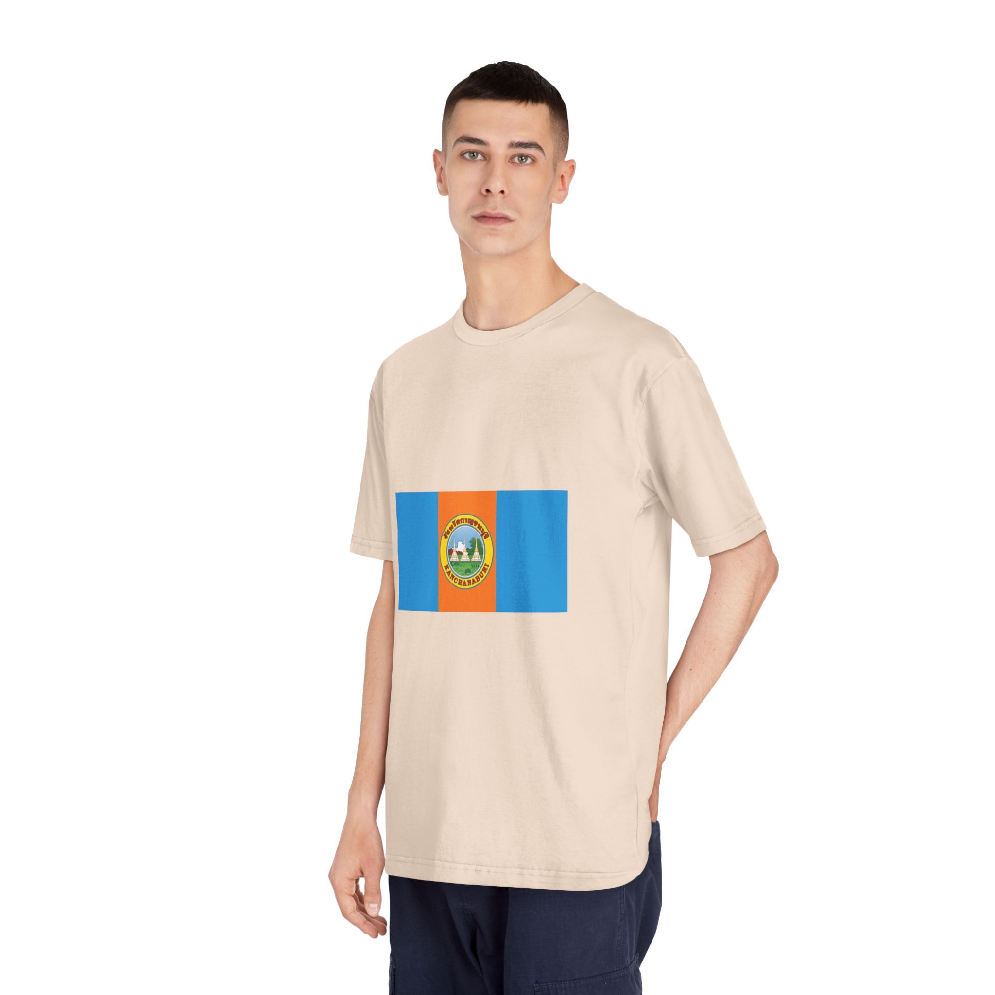 Flag of Kanchanaburi Province (2 1) Unisex Classic Crewneck T Shirt - Image 12