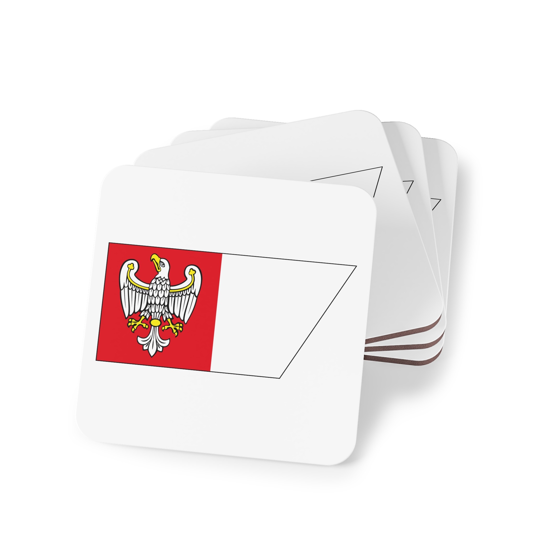 Pol Województwo Wielkopolskie Flag Coasters - Image 7