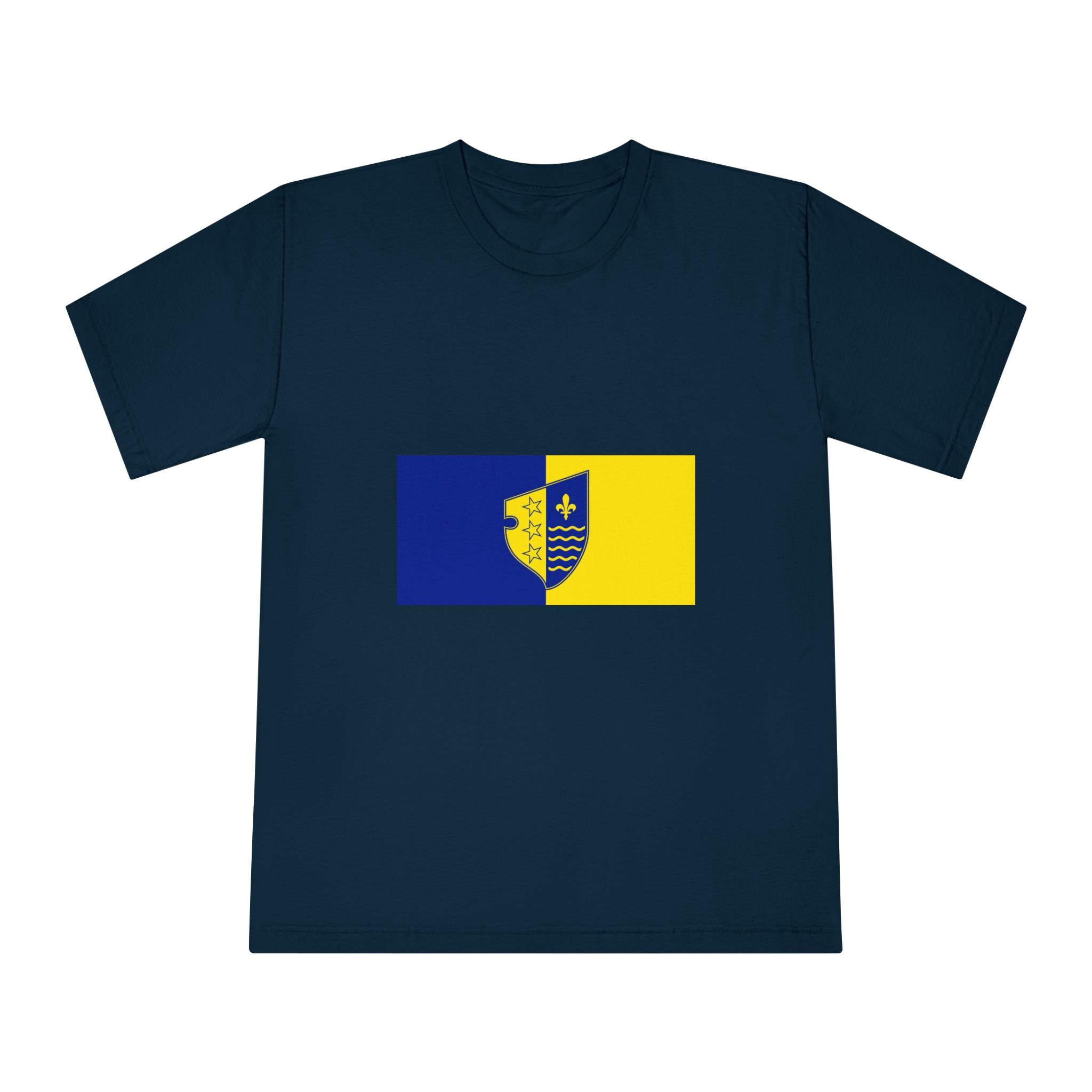 Flag of Bosnian Podrinje Unisex Classic Crewneck T Shirt - Image 17