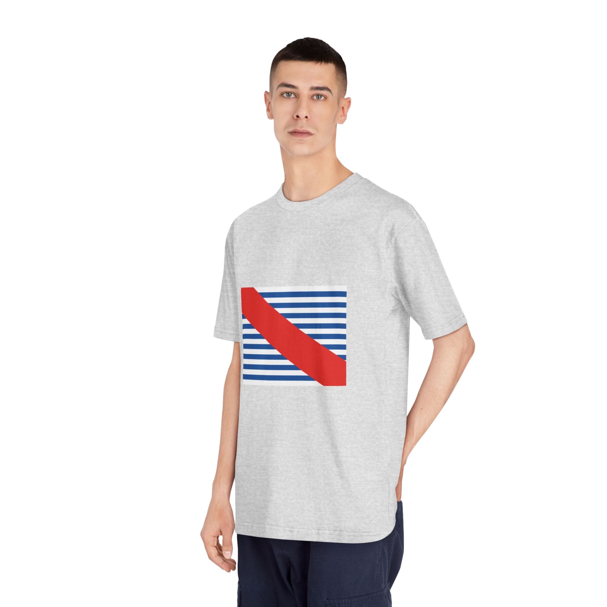 Flag of Canelones Department Unisex Classic Crewneck T Shirt - Image 16