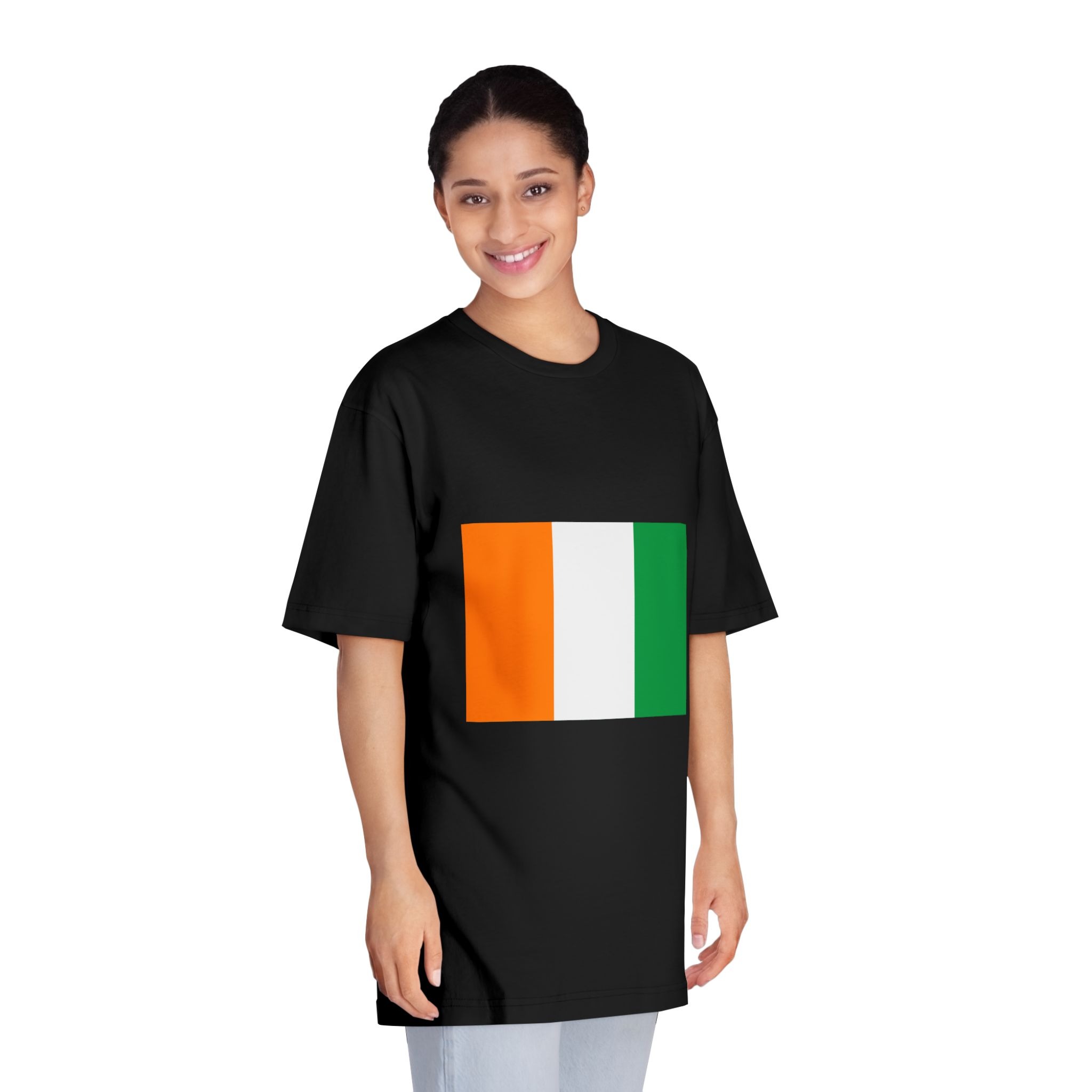 Flag of Côte D'ivoire Unisex Classic Crewneck T Shirt - Image 7