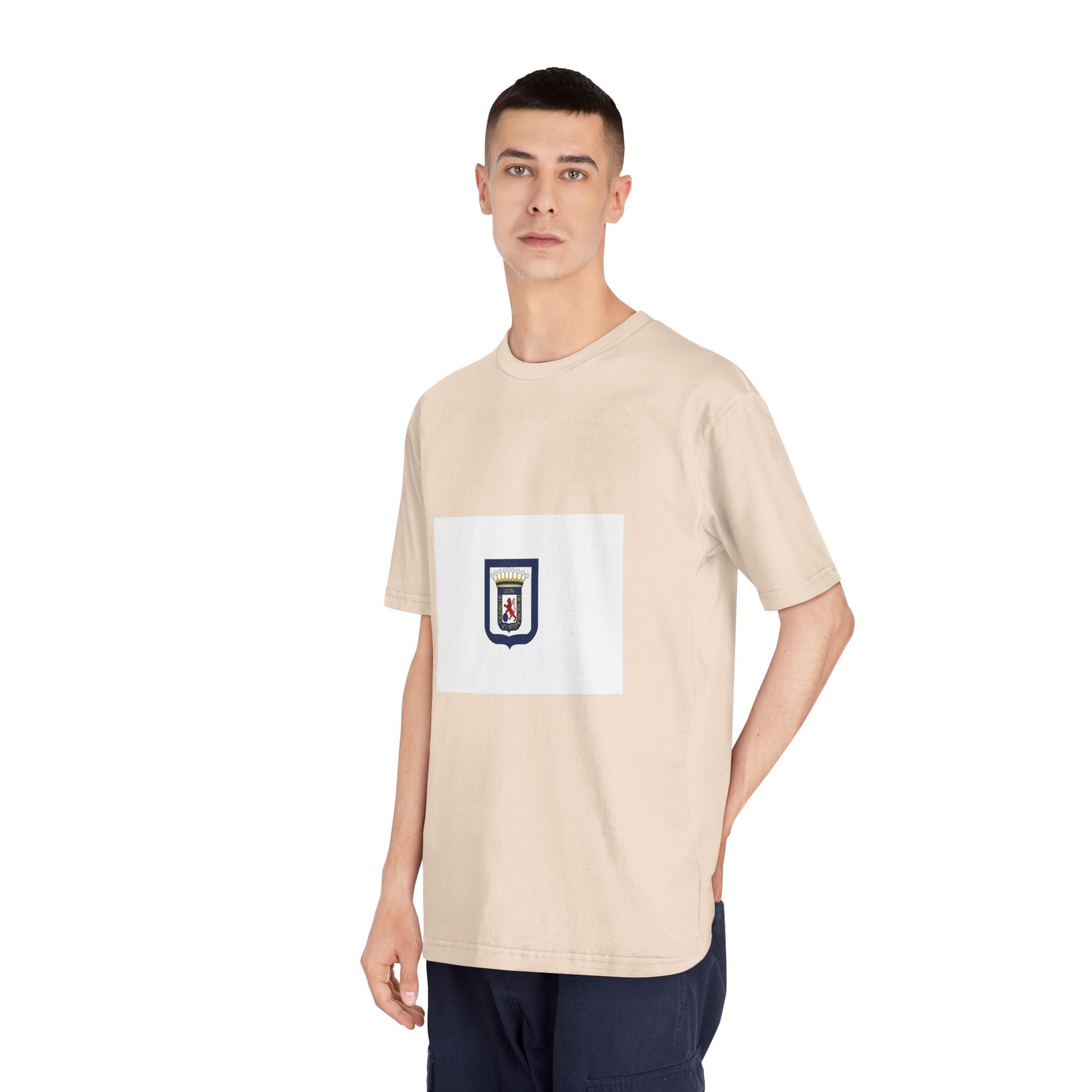 Flag of Leon, Nicaragua Unisex Classic Crewneck T Shirt - Image 12