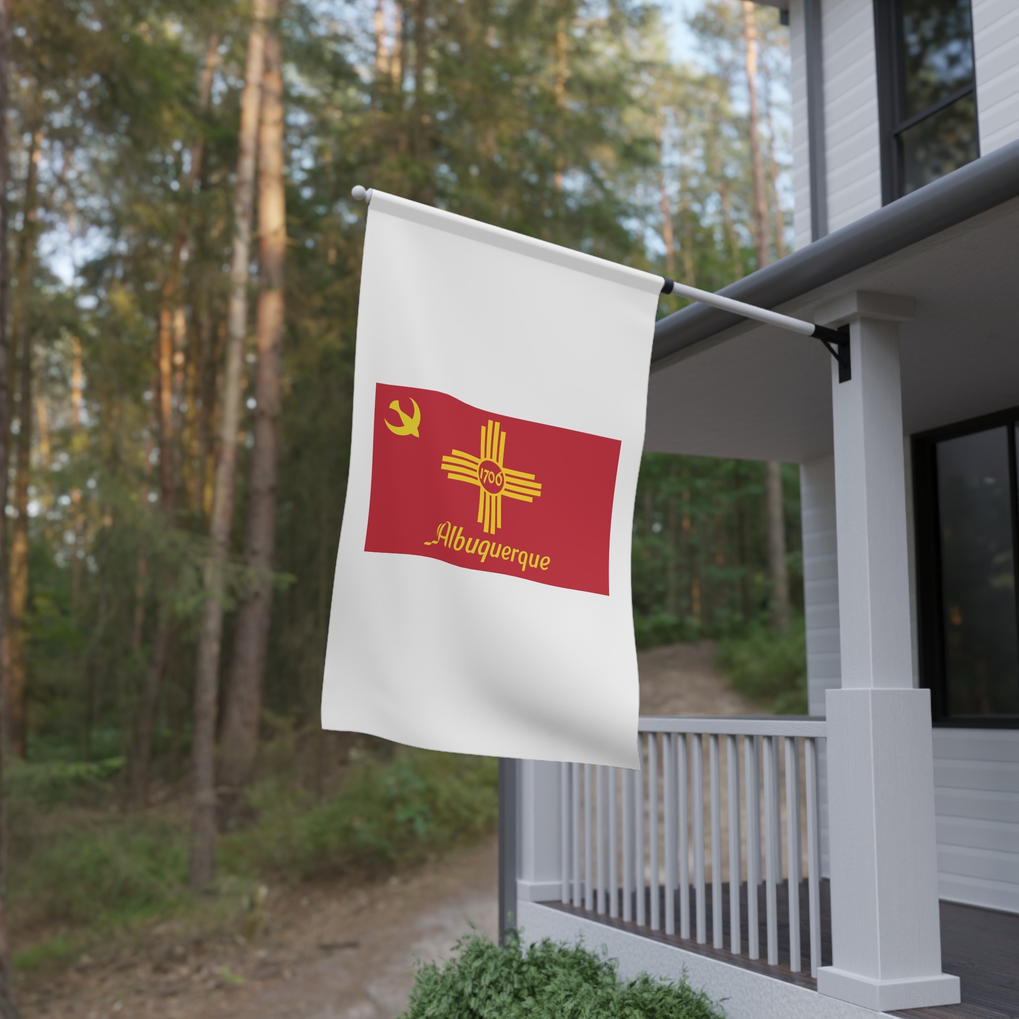 Flag of Albuquerque, New Mexico House Banner - Image 4