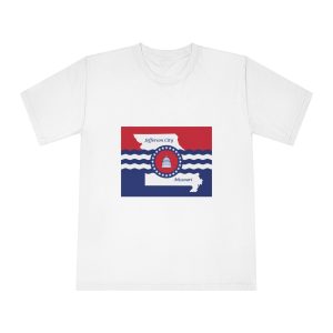 Flag of Jefferson City, Missouri Unisex Classic Crewneck T Shirt