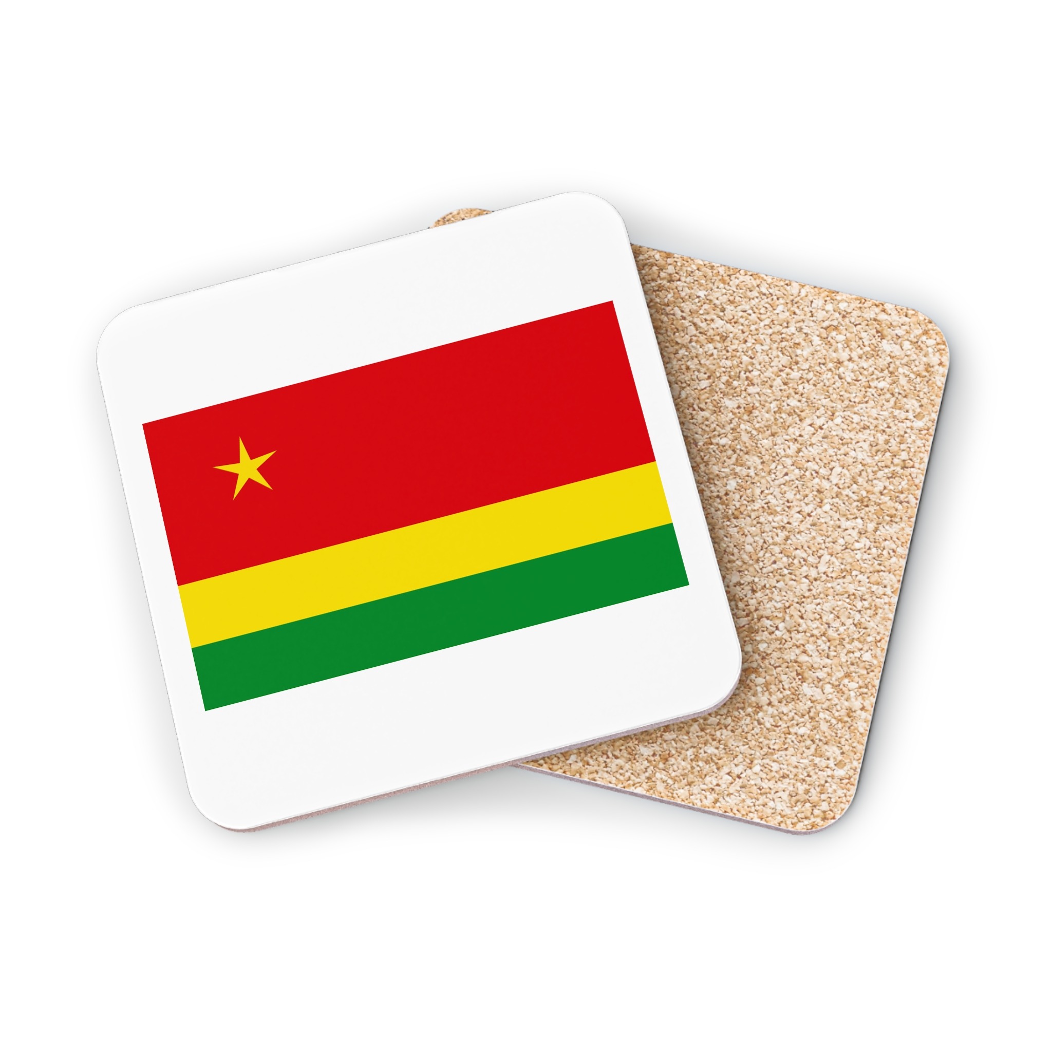 Proposed Nationalist Flag Reunion Blue Red Green Yellow Stripes Regional Banner Inde Coasters - Image 6