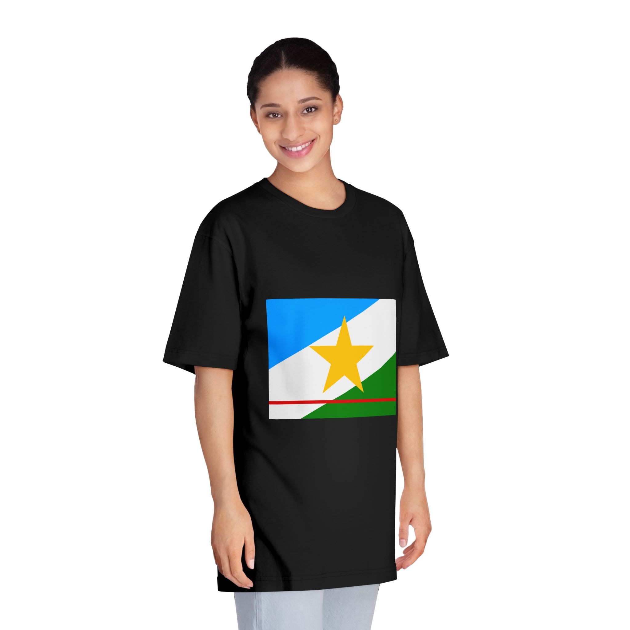 Bandeira de Roraima Unisex Classic Crewneck T Shirt - Image 7