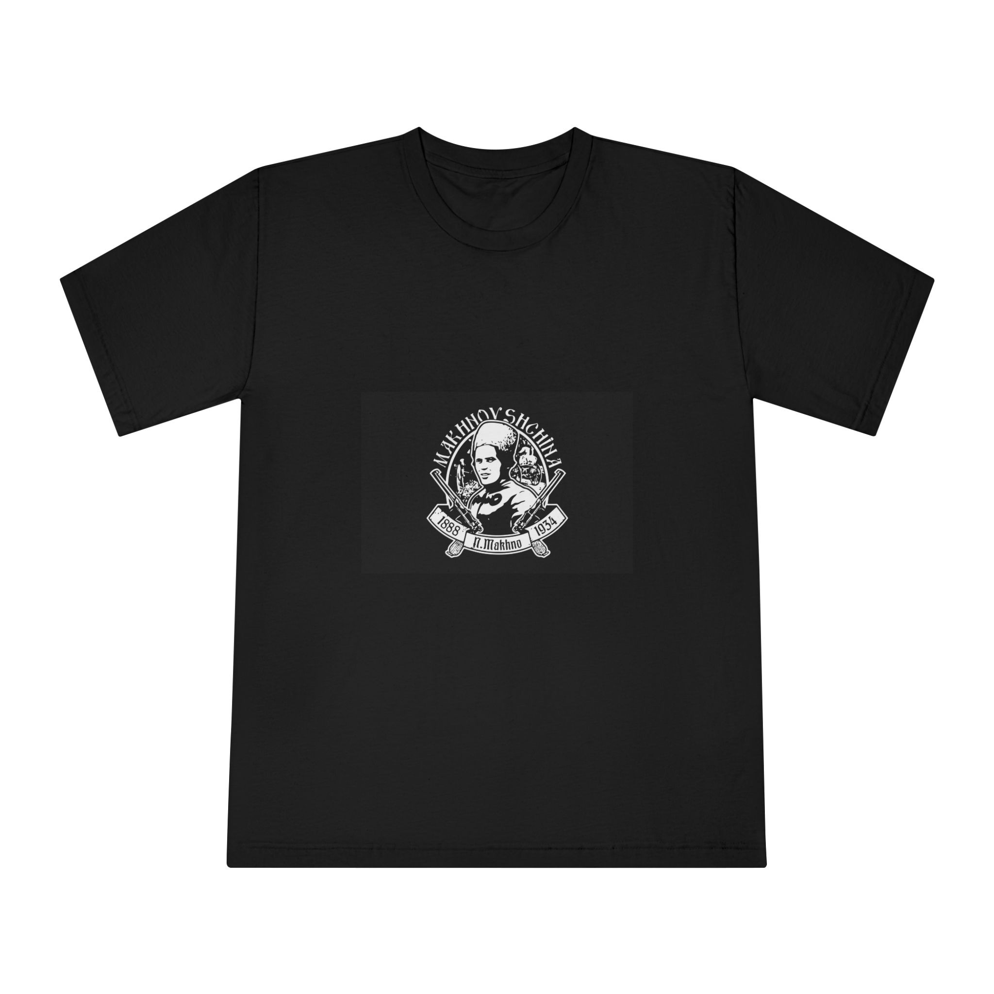 Flag of Father Makhno Unisex Classic Crewneck T Shirt - Image 5