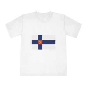 Flag of Finland (state) Unisex Classic Crewneck T Shirt