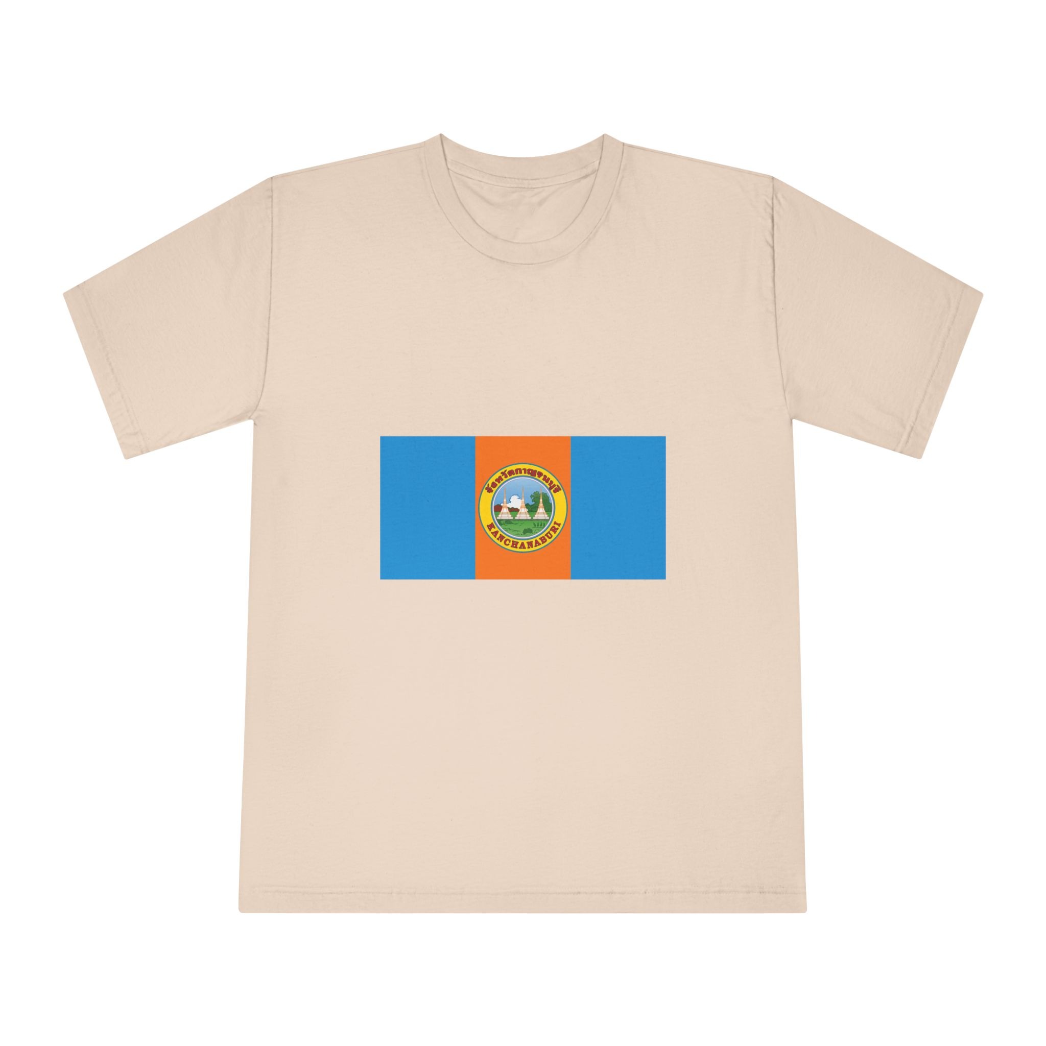 Flag of Kanchanaburi Province (2 1) Unisex Classic Crewneck T Shirt - Image 9