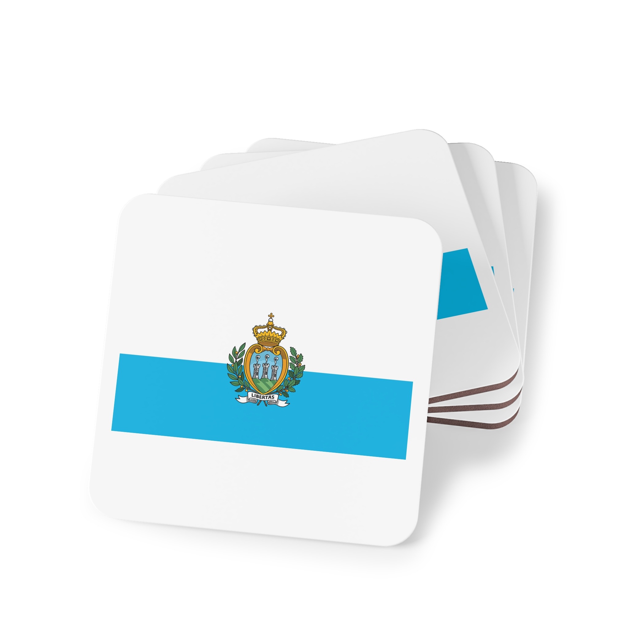 San Marino Flag Coasters - Image 7