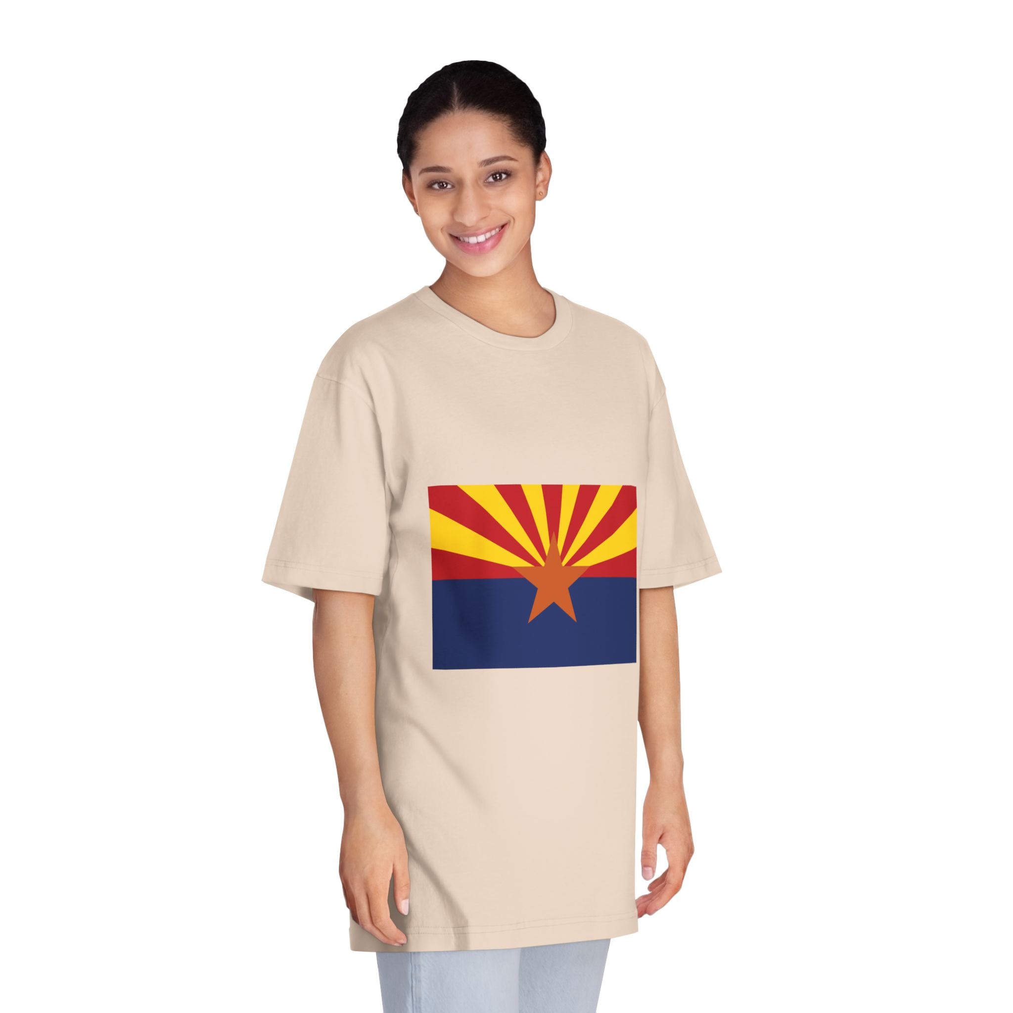 Flag of Arizona Unisex Classic Crewneck T Shirt - Image 11