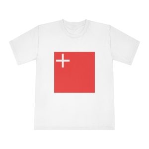 Flag of Canton of Schwyz Unisex Classic Crewneck T Shirt