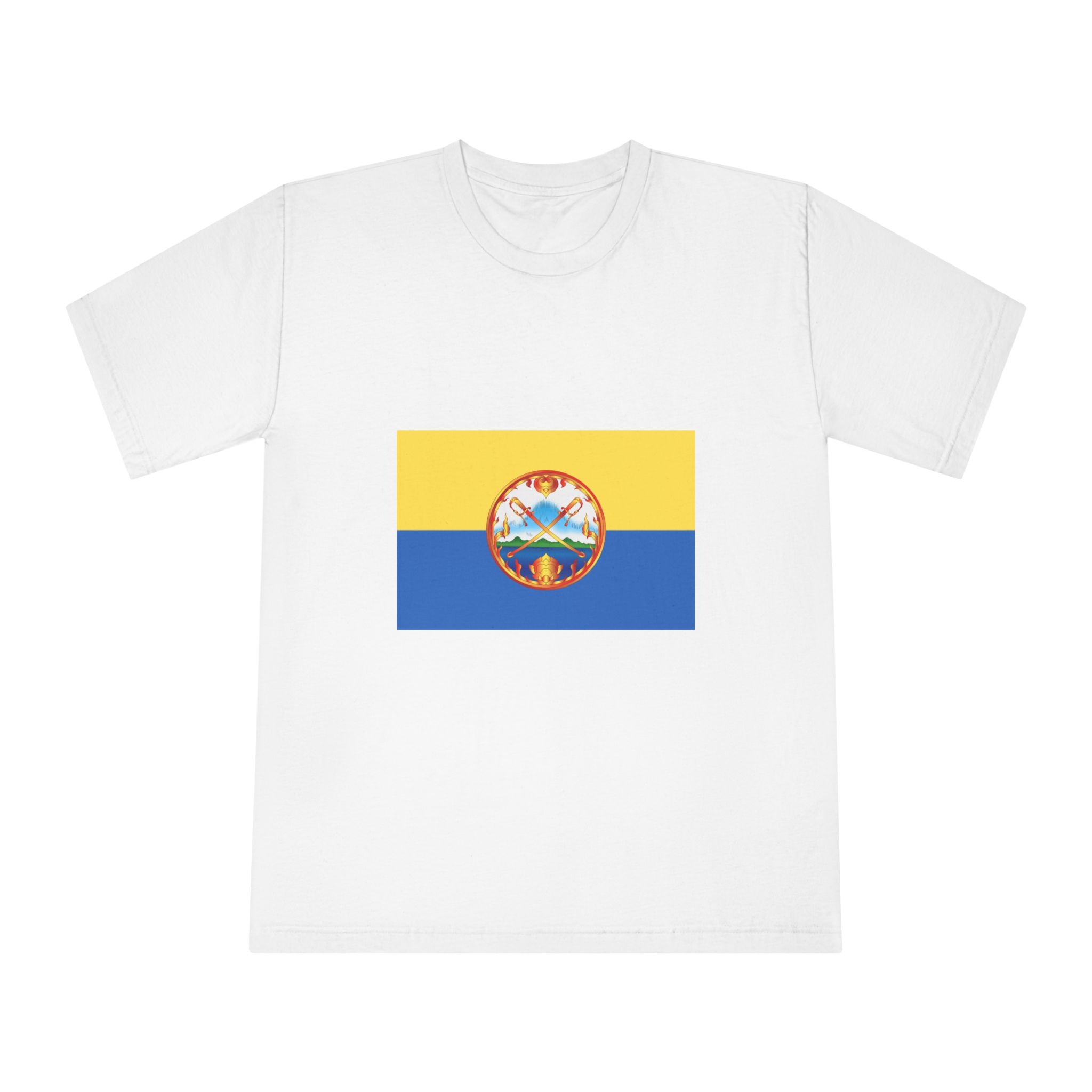 Flag of Krabi (blue Yellow) Unisex Classic Crewneck T Shirt