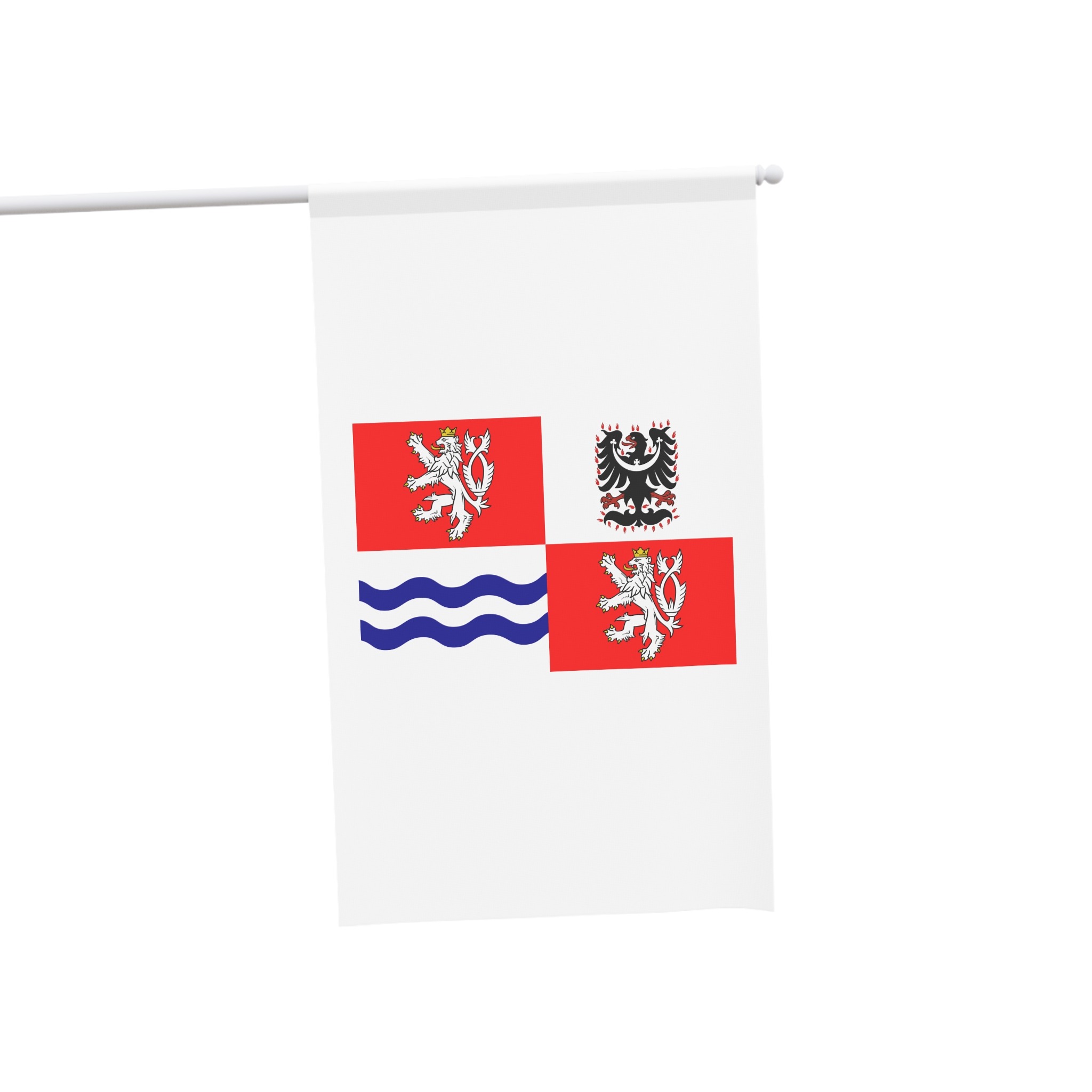 Flag of Central Bohemian Region House Banner - Image 3