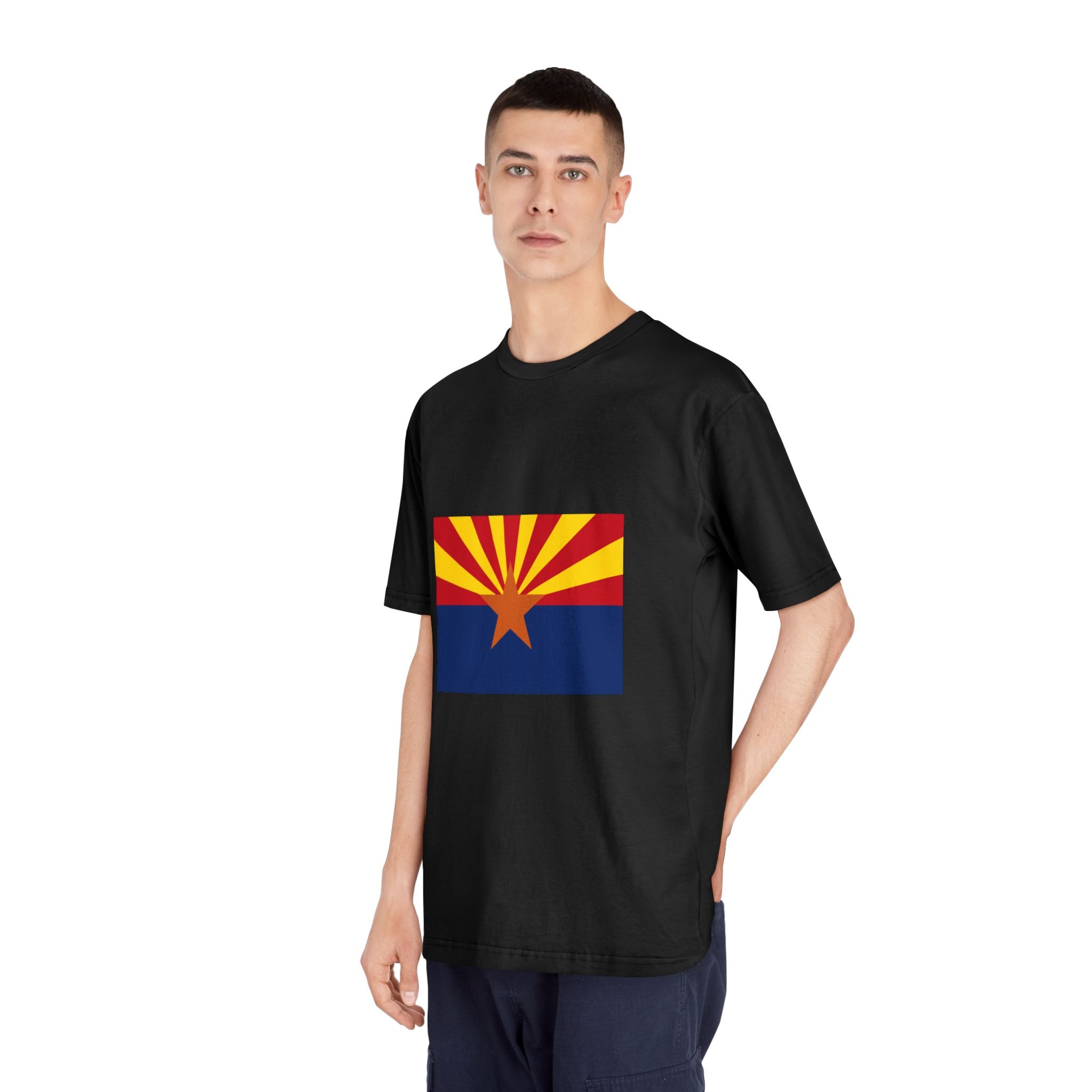 Flag of Arizona Unisex Classic Crewneck T Shirt - Image 8