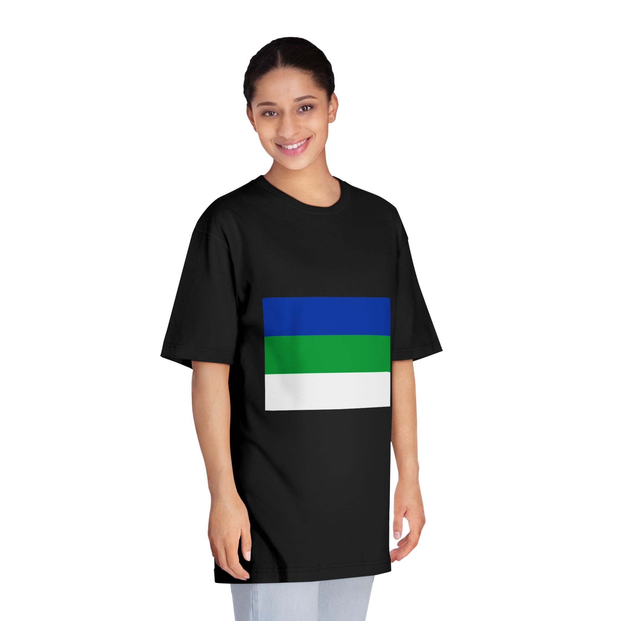 Flag of Komi Unisex Classic Crewneck T Shirt - Image 7