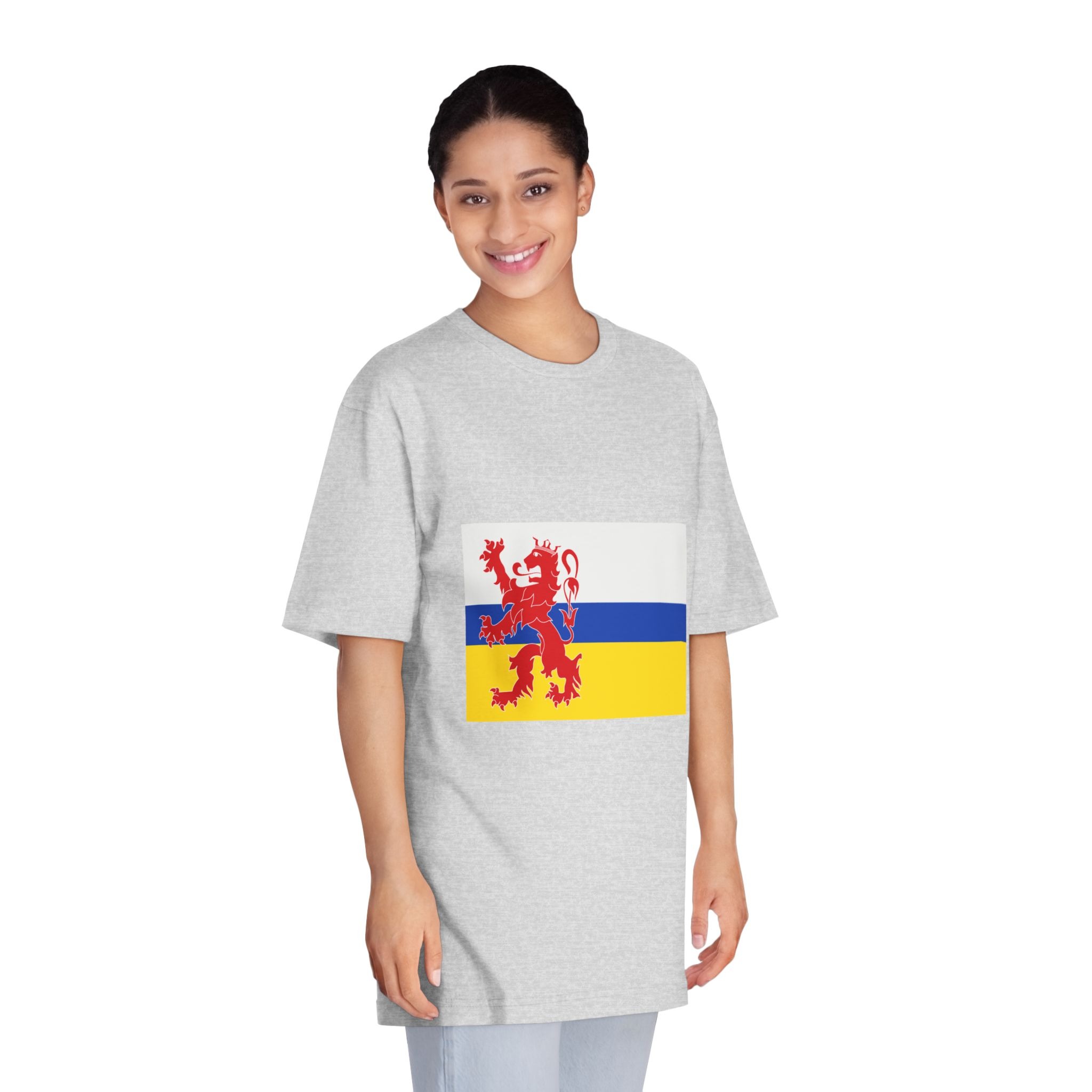 Flag of Limburg (netherlands) Unisex Classic Crewneck T Shirt - Image 15
