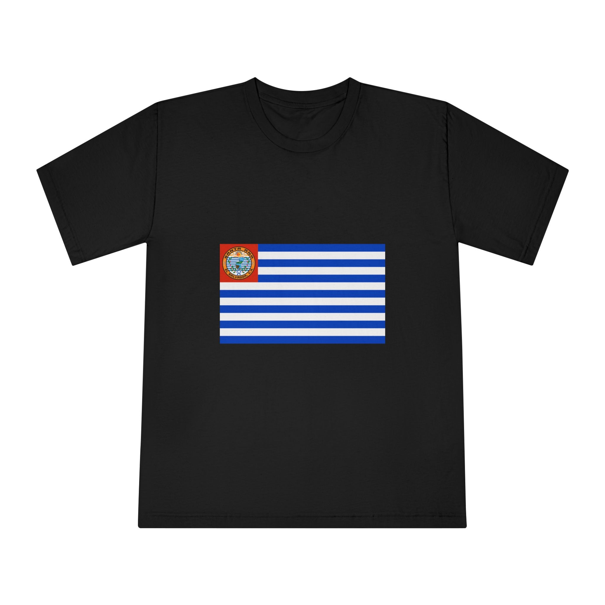 Bandera de Santa Ana, El Salvador Unisex Classic Crewneck T Shirt - Image 5