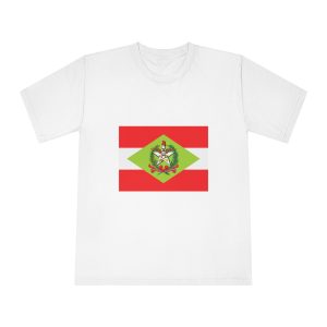 Bandeira de Santa Catarina Unisex Classic Crewneck T Shirt