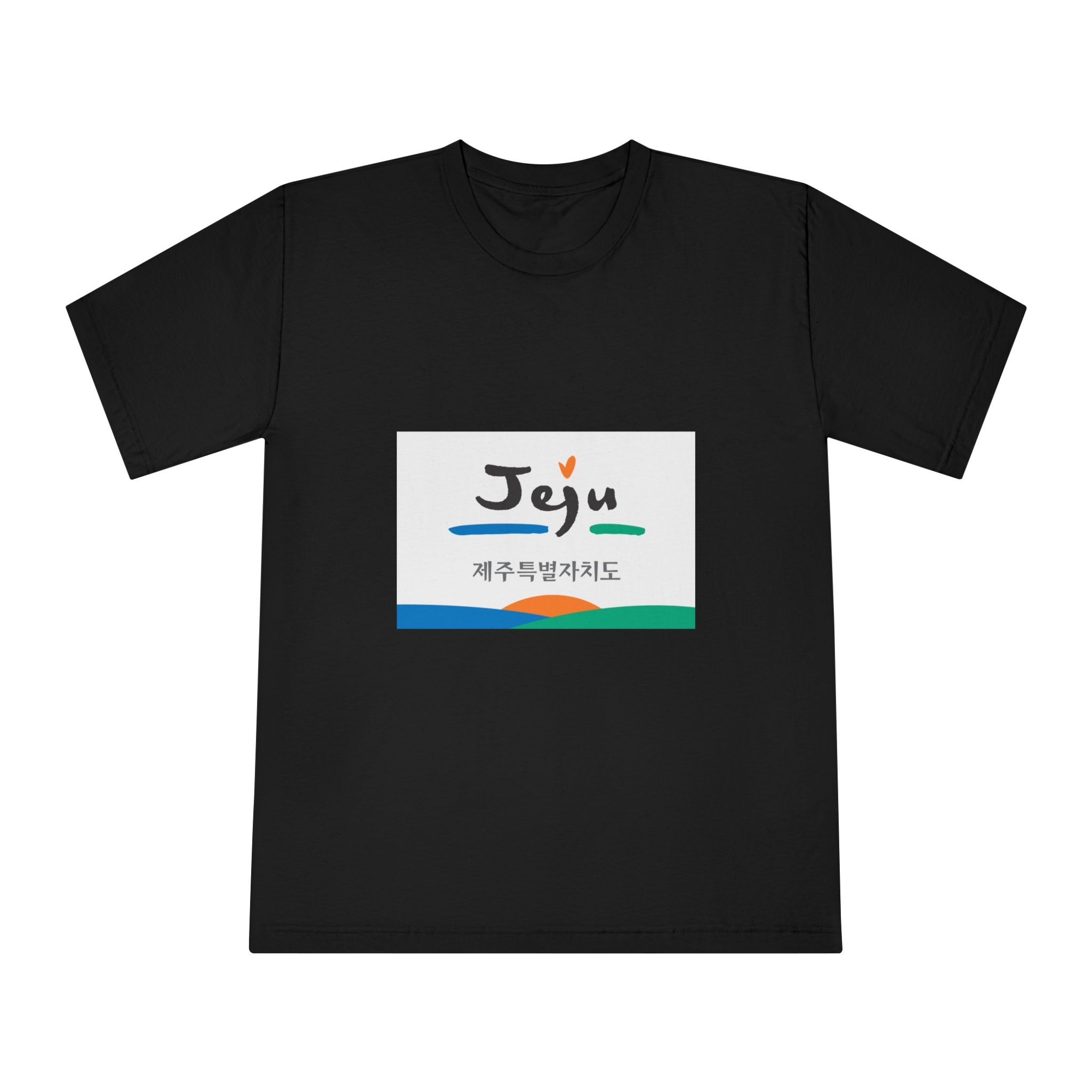 Flag of Jeju Province Unisex Classic Crewneck T Shirt - Image 5