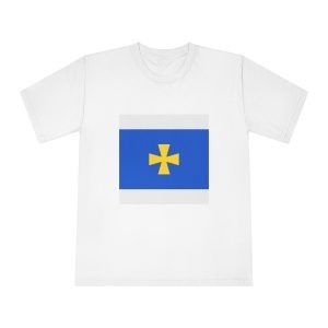 Flag of Poltava Region Unisex Classic Crewneck T Shirt