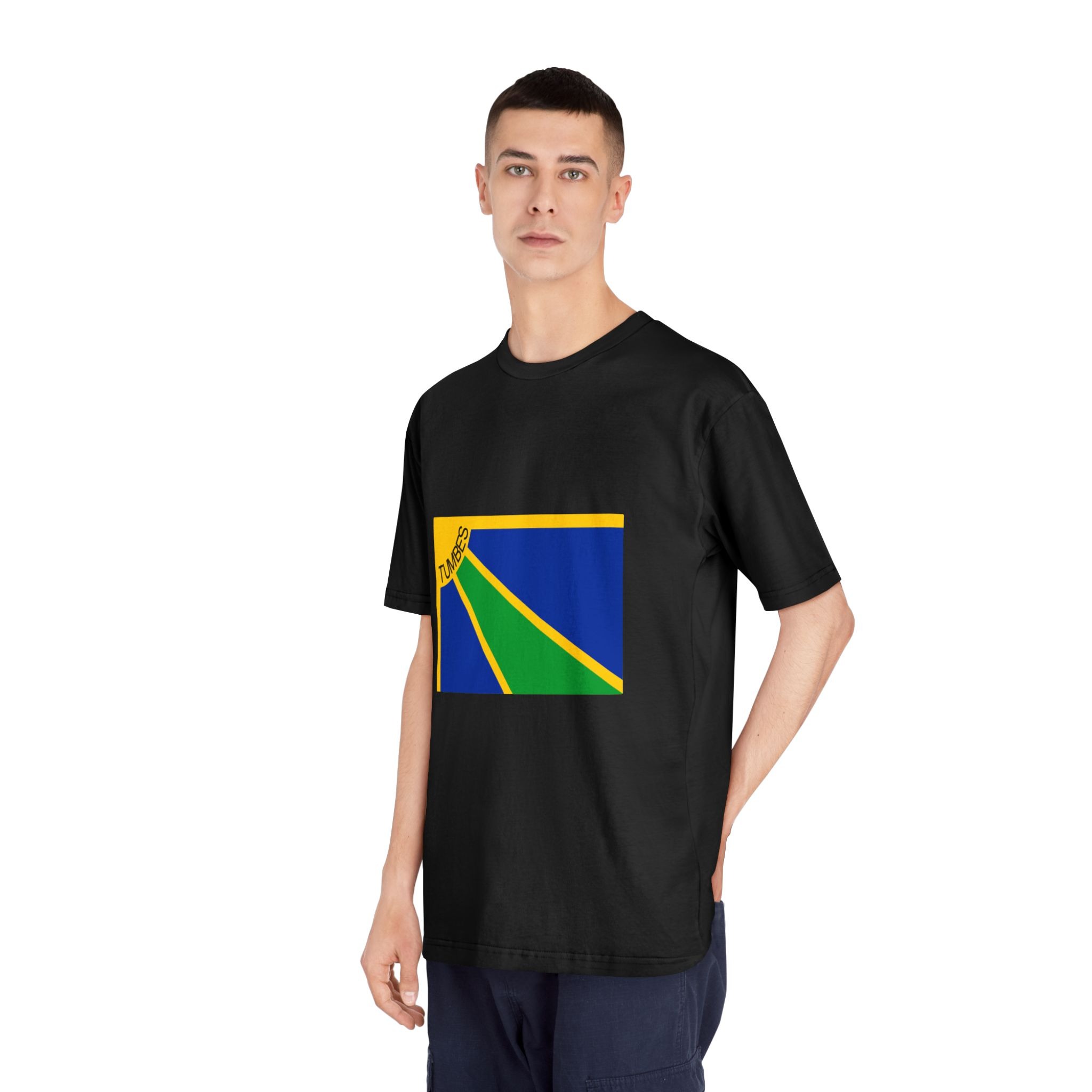 Bandera de Tumbes Unisex Classic Crewneck T Shirt - Image 8