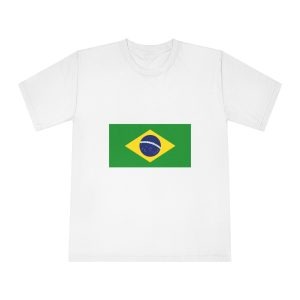 Brasil Flag Unisex Classic Crewneck T Shirt